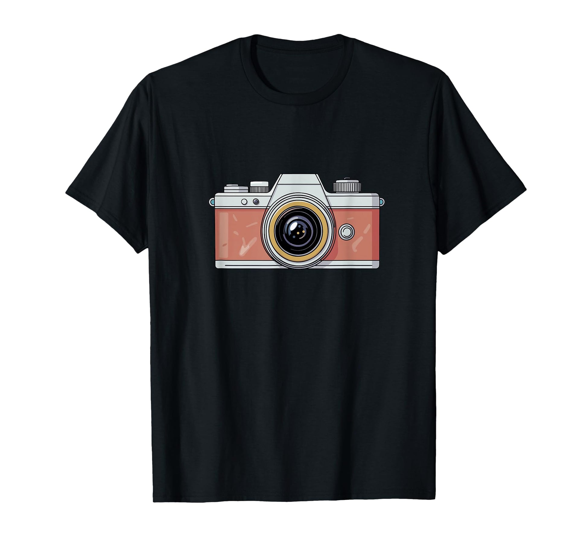 Photographer Camera Illustration T-Shirt - Minimalist Print Men Women - T-Shirt, Sweatshirt, Hoodie