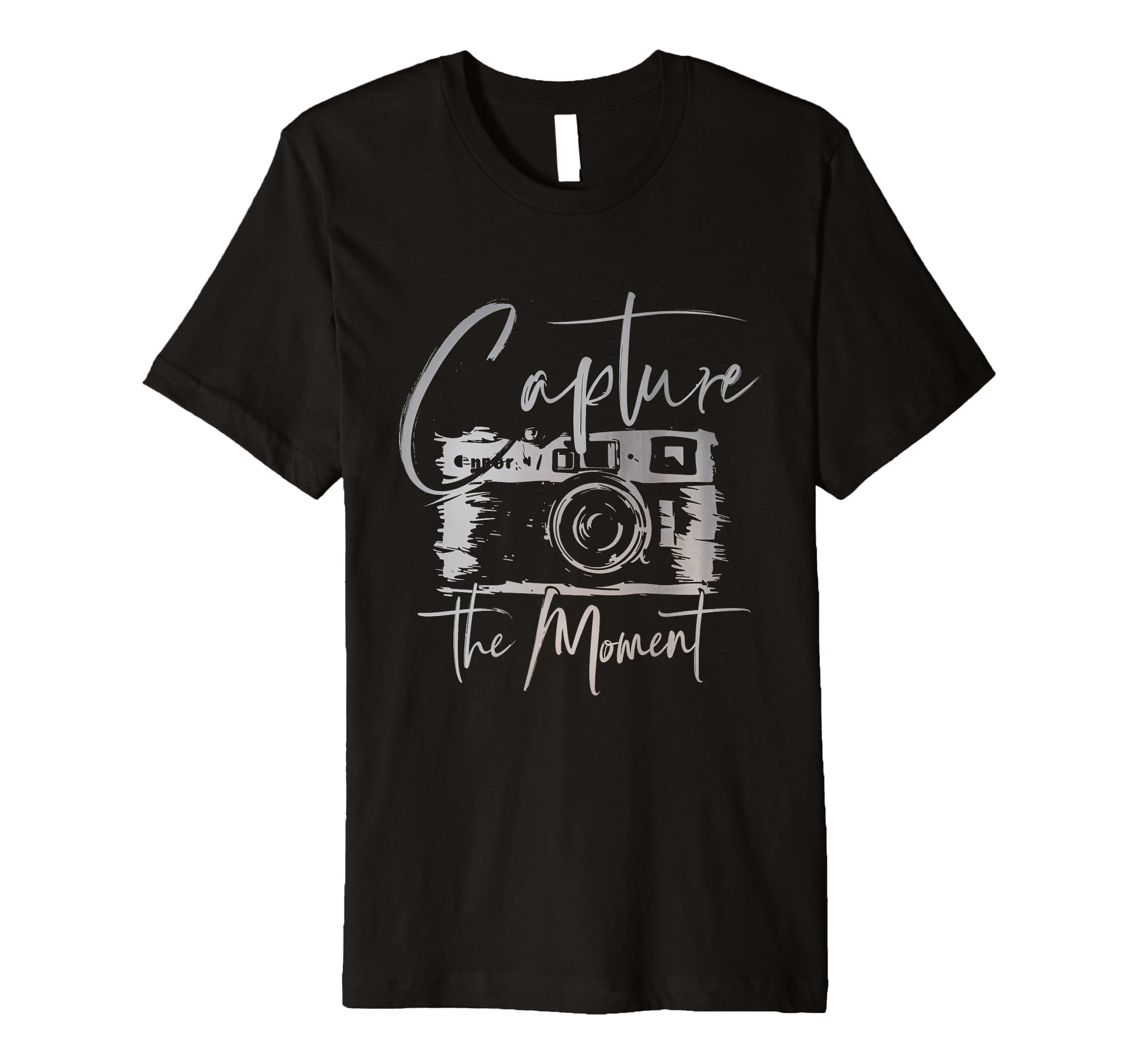 Capture Moment Photography Camera Art T-Shirt - Custom Art Print for Adults - T-Shirt, Sweatshirt, Hoodie