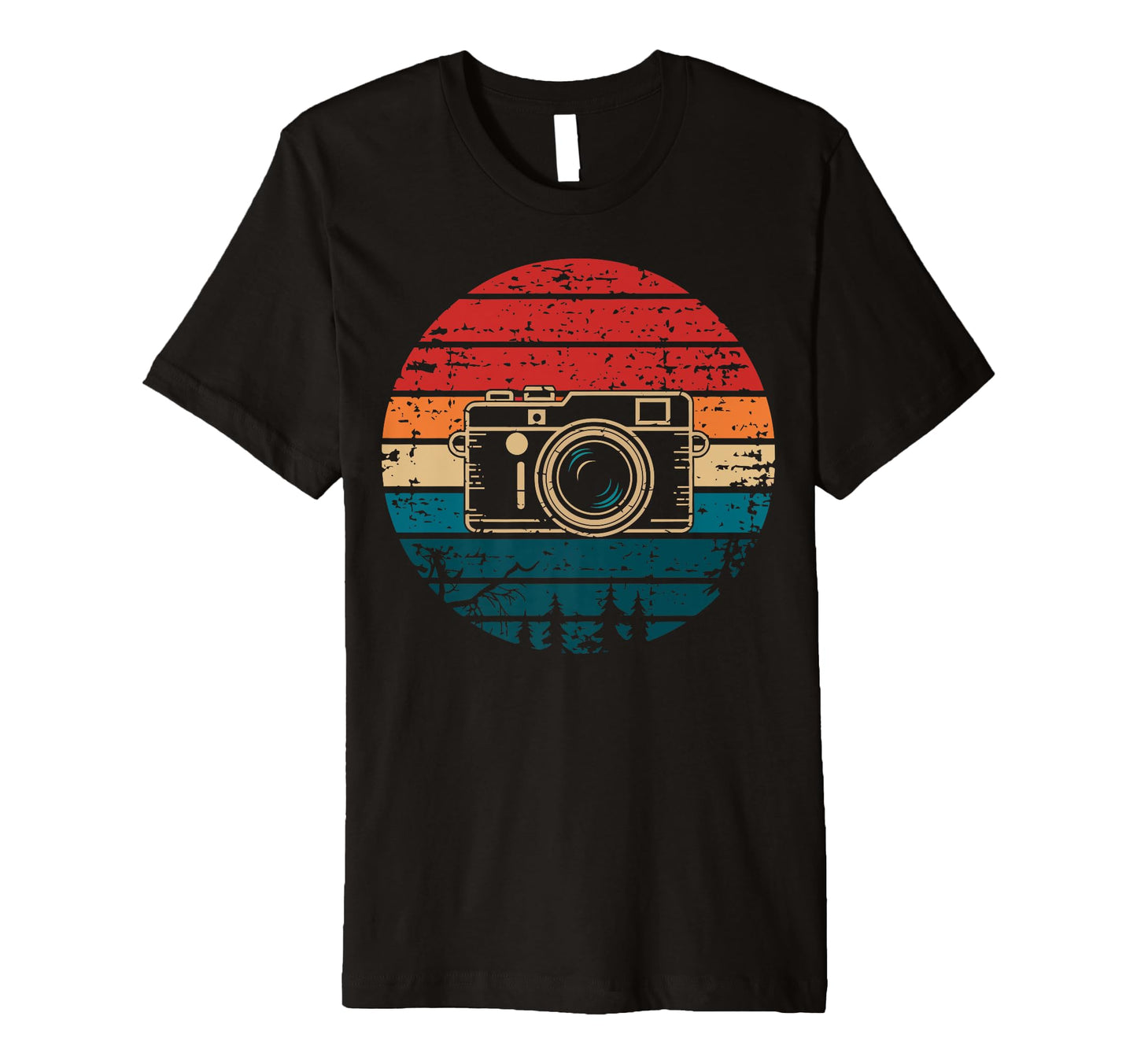 Sunset Camera Photography Lover Camera T-Shirt - Minimalist Print Men Women - T-Shirt, Sweatshirt, Hoodie