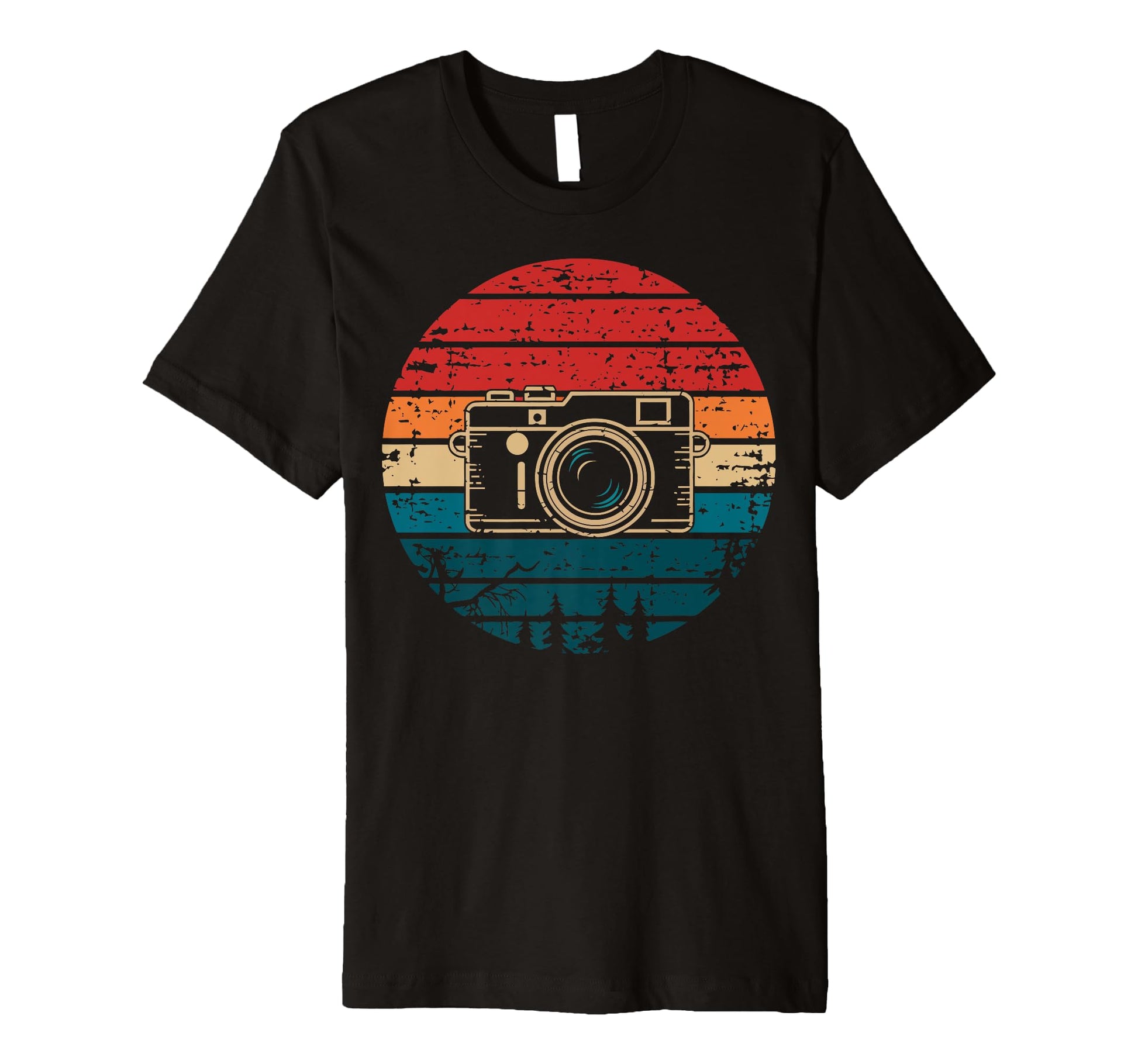 Sunset Camera Photography Lover Camera T-Shirt - Minimalist Print Men Women - T-Shirt, Sweatshirt, Hoodie