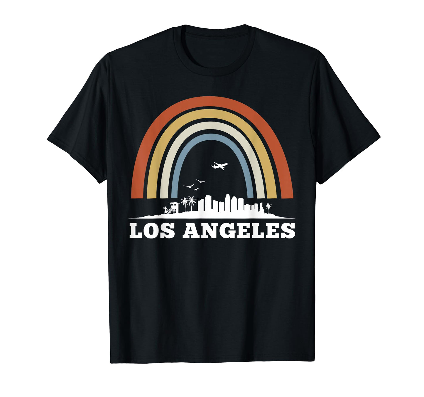 Mens Los Angeles La Womens Los T-Shirt - Aesthetic Graphic for Adults - T-Shirt, Sweatshirt, Hoodie