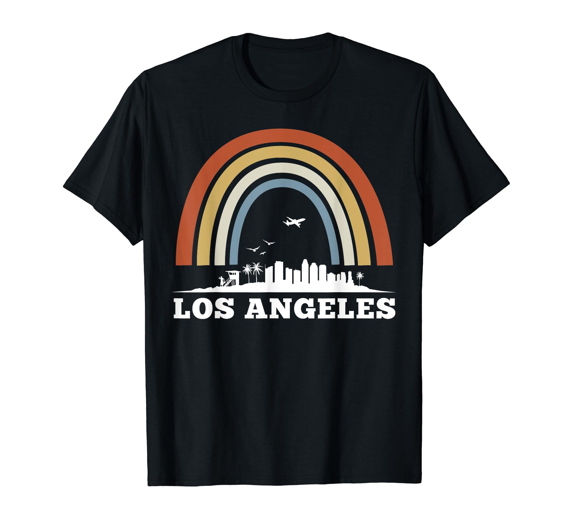 Mens Los Angeles La Womens Los T-Shirt - Aesthetic Graphic for Adults - T-Shirt, Sweatshirt, Hoodie