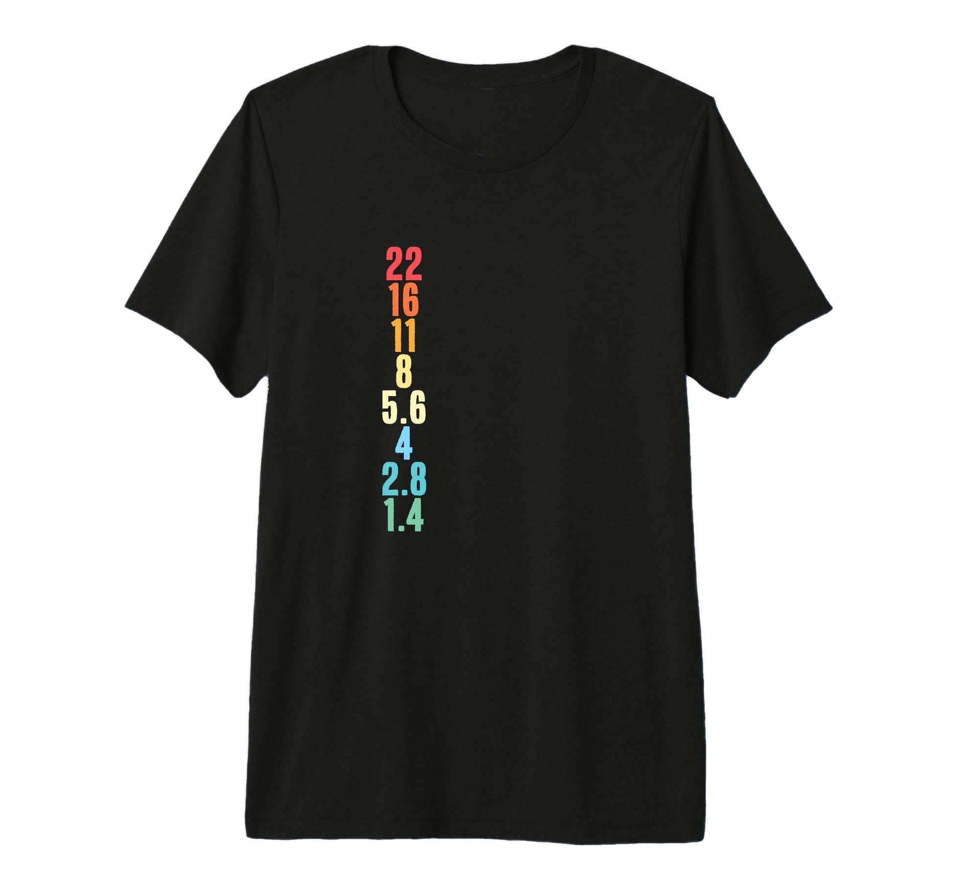 Photography Camera Settings T-Shirt - Unique Graphic Men Women - T-Shirt, Sweatshirt, Hoodie