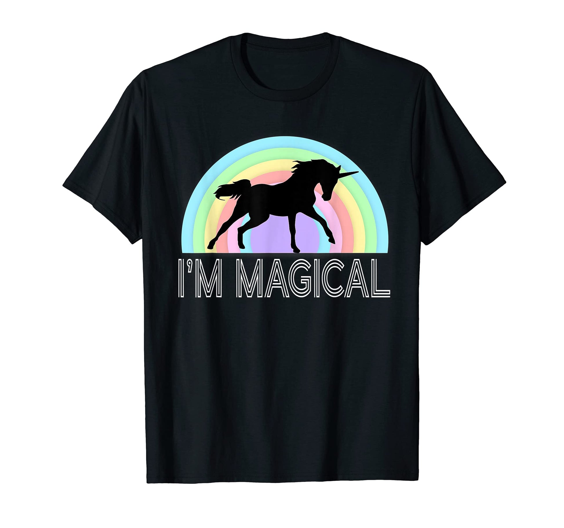 Im Magical Unicorn Rainbow 80S Horse T-Shirt - Graphic Print Men Women - T-Shirt, Sweatshirt, Hoodie