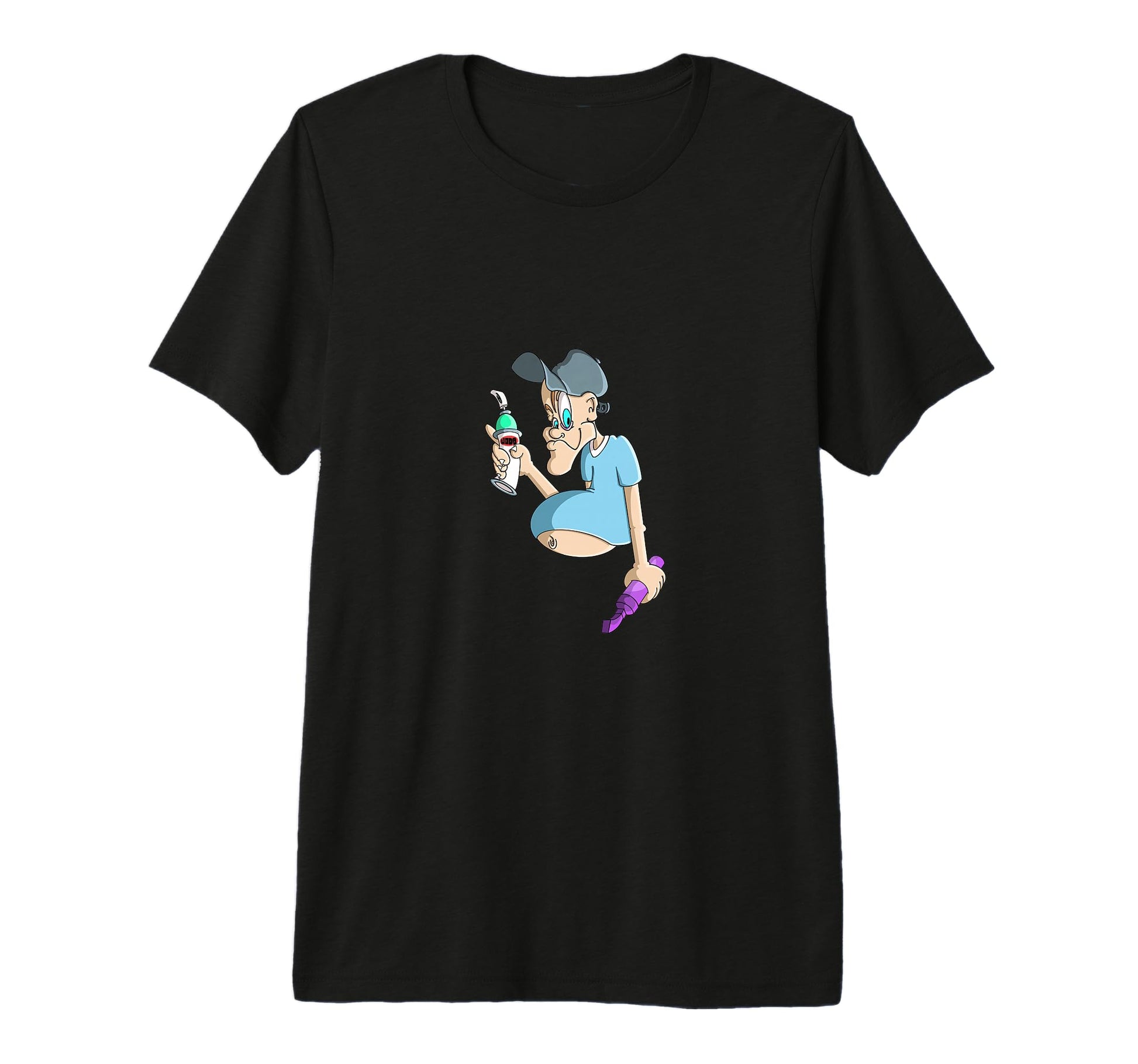 Old School 90S Hip Hop B Character Tri T-Shirt - Novelty Apparel Men Women - T-Shirt, Sweatshirt, Hoodie