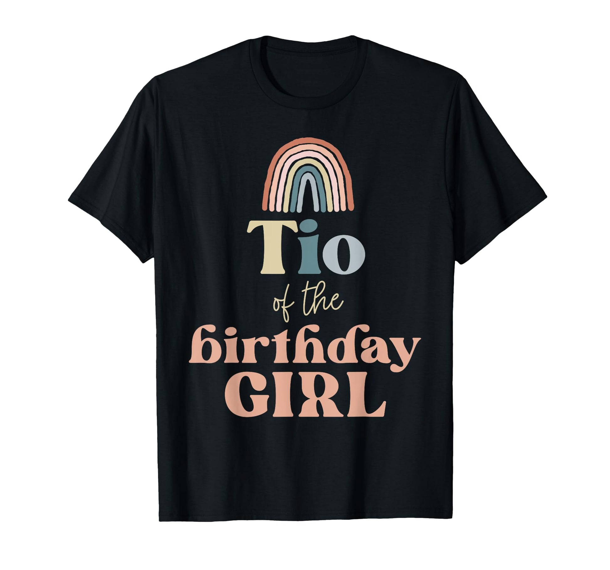 Tio Birthday Boho Rainbow Party T-Shirt - Unique Graphic for Adults - T-Shirt, Sweatshirt, Hoodie
