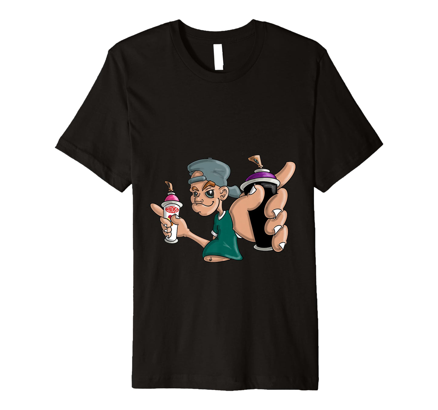 Old School 90S Hip Hop B Character T-Shirt - Aesthetic Graphic for Adults - T-Shirt, Sweatshirt, Hoodie