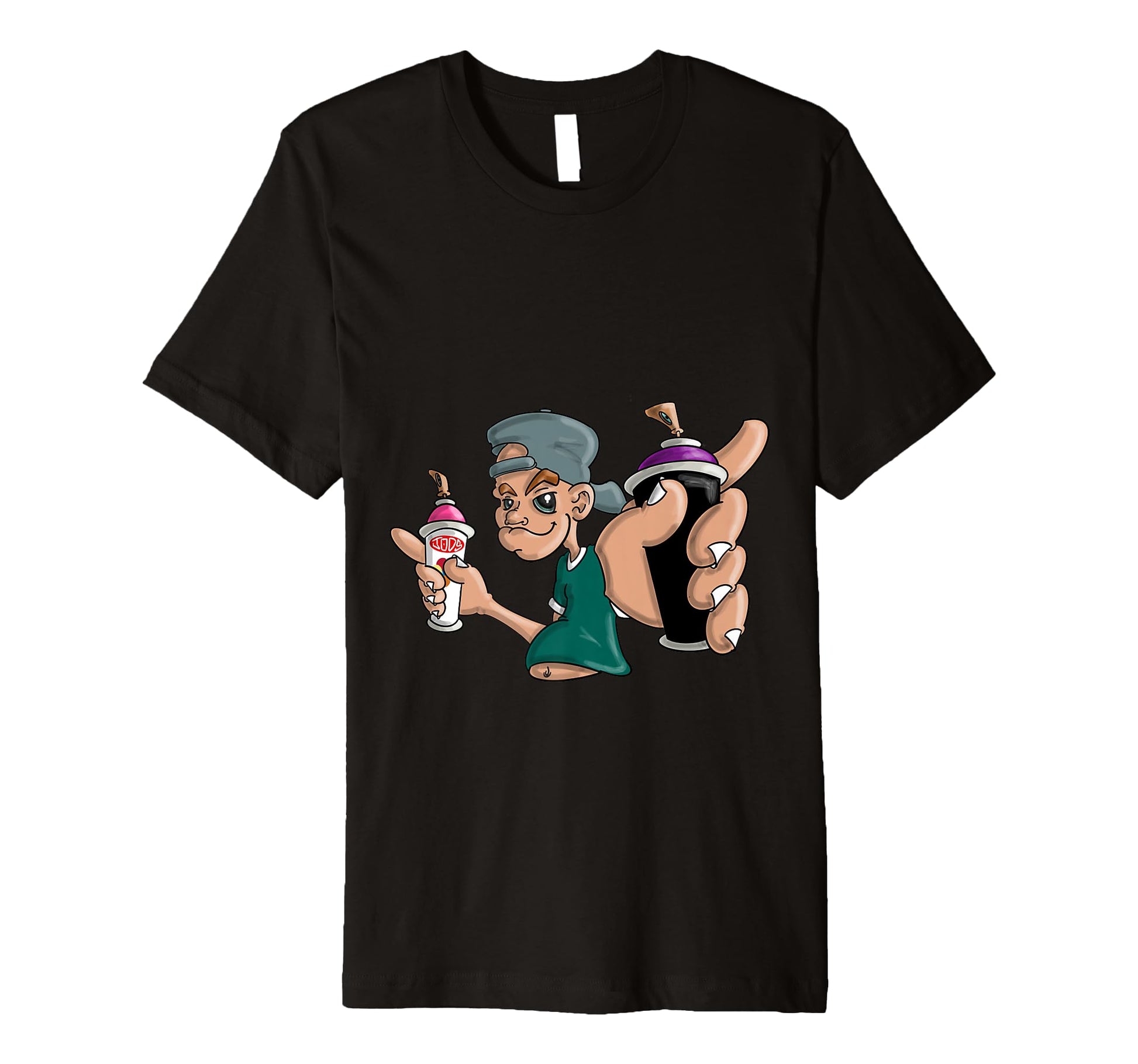 Old School 90S Hip Hop B Character T-Shirt - Aesthetic Graphic for Adults - T-Shirt, Sweatshirt, Hoodie