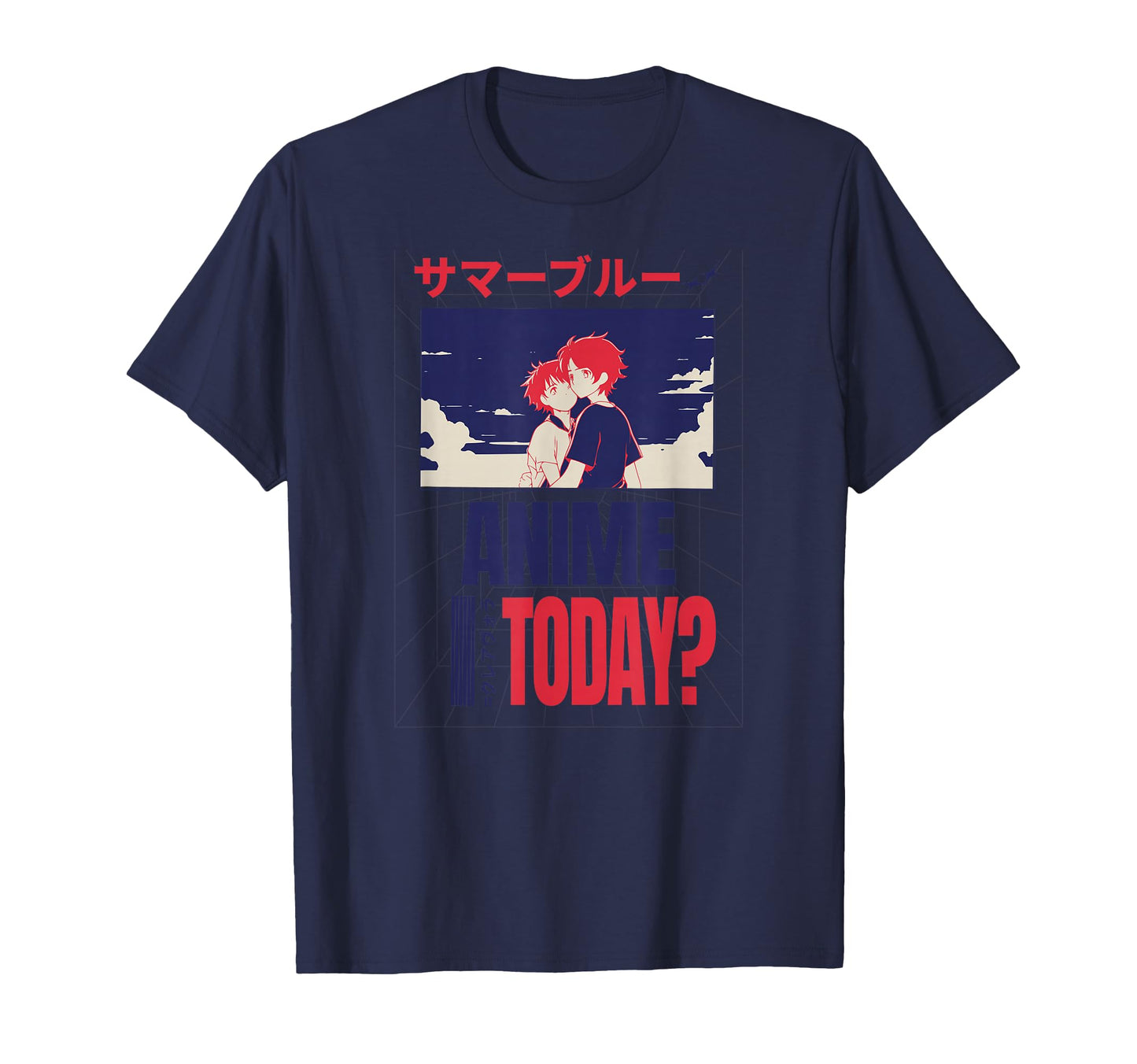 Anime Today Vaporwave Summer Romance T-Shirt - Trendy Graphic Men Women - T-Shirt, Sweatshirt, Hoodie