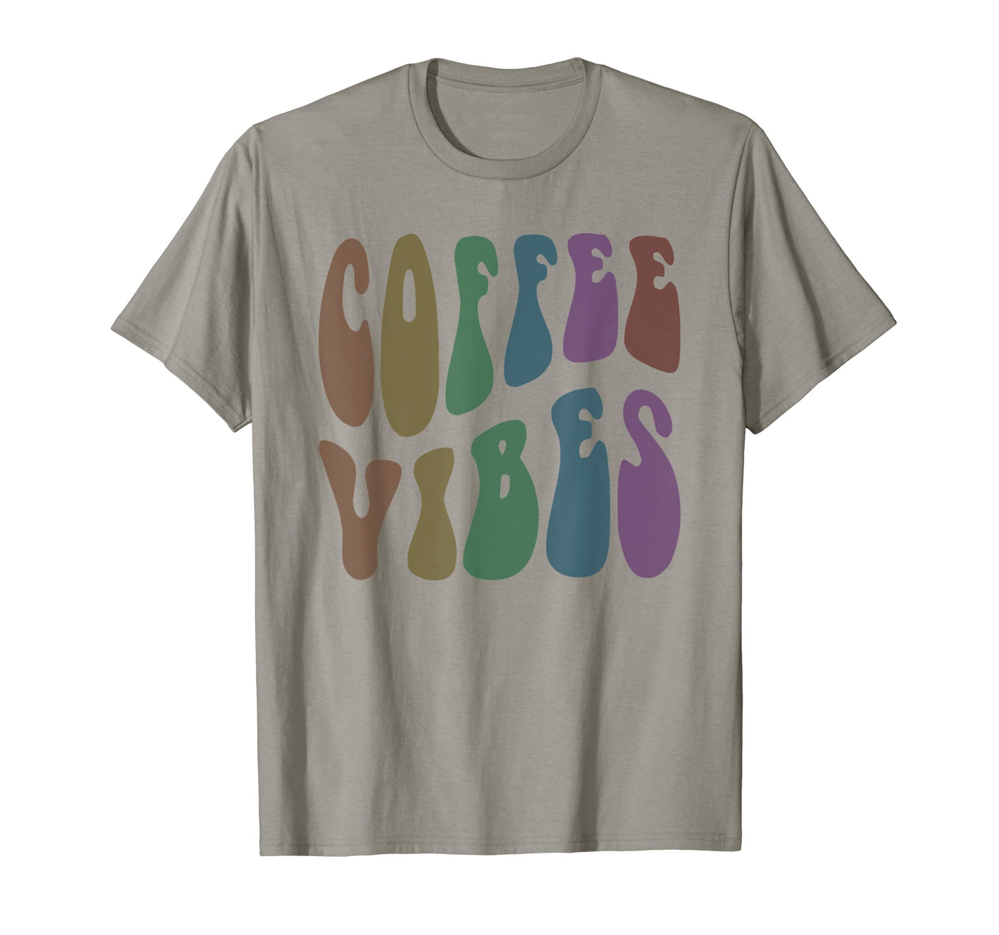 Groovy Coffee Vibes Caffeine Lover T-Shirt - Novelty Apparel for Adults - T-Shirt, Sweatshirt, Hoodie