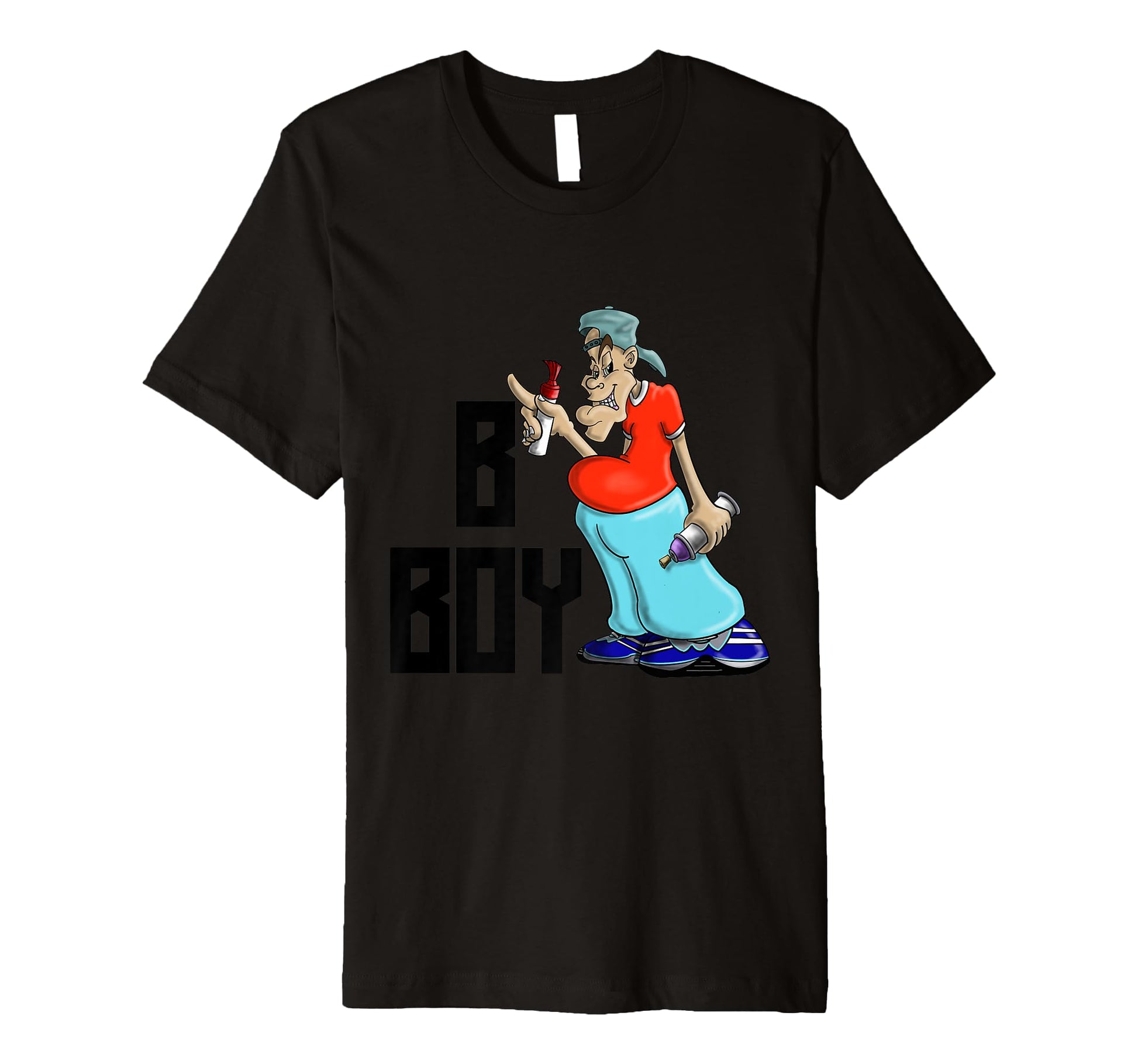 Old School Hip Hop B Graffiti T-Shirt - Novelty Apparel for Adults - T-Shirt, Sweatshirt, Hoodie