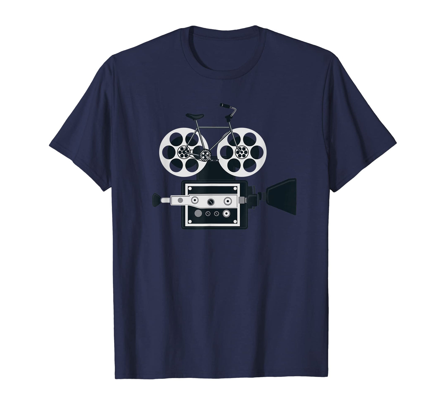 Camera Bicycle Filmmaker T-Shirt - Casual Everyday Wear for Adults - T-Shirt, Sweatshirt, Hoodie