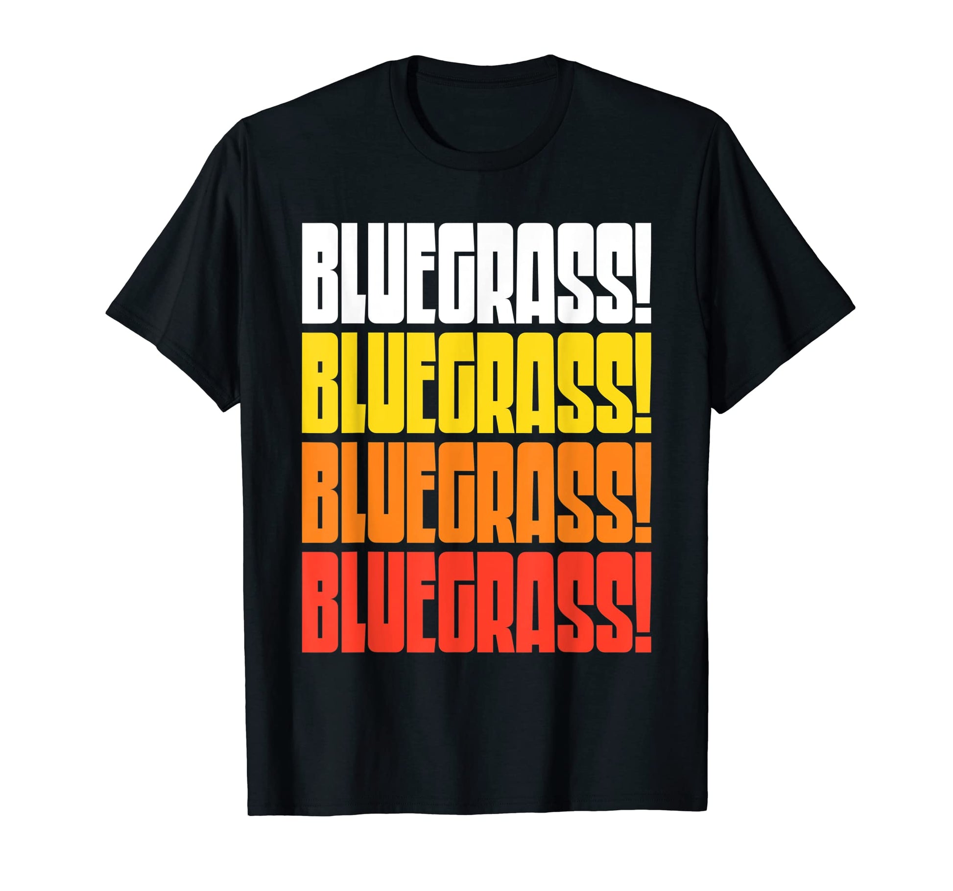 Bluegrass Funny 70S 80S Typography T-Shirt - Trendy Graphic for Adults - T-Shirt, Sweatshirt, Hoodie