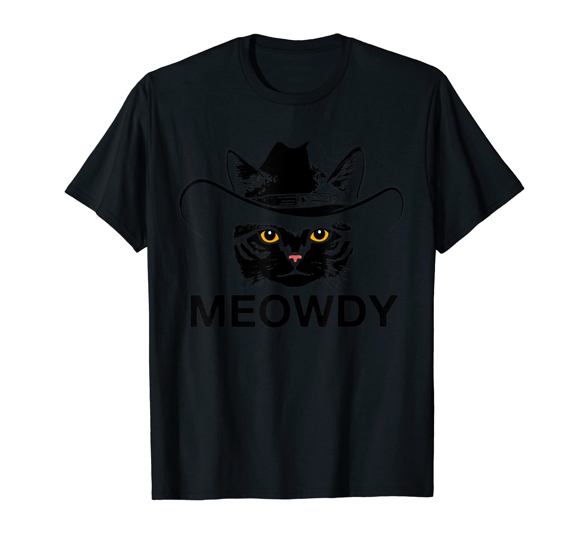 Meowdy Funny Country Music Cat Cowboy T-Shirt - Unique Graphic Men Women - T-Shirt, Sweatshirt, Hoodie