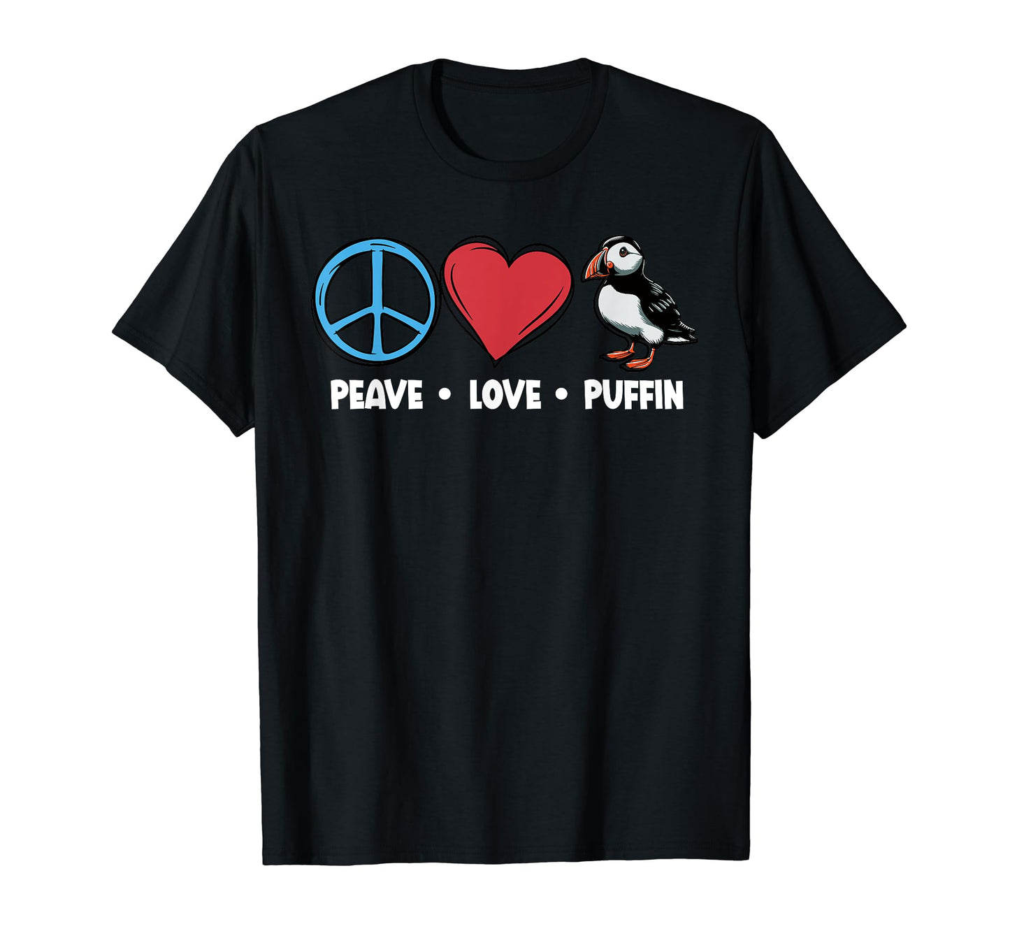 Love Puffin Atlantic Puffin Hoodie - Minimalist Print Unisex - T-Shirt, Sweatshirt, Hoodie