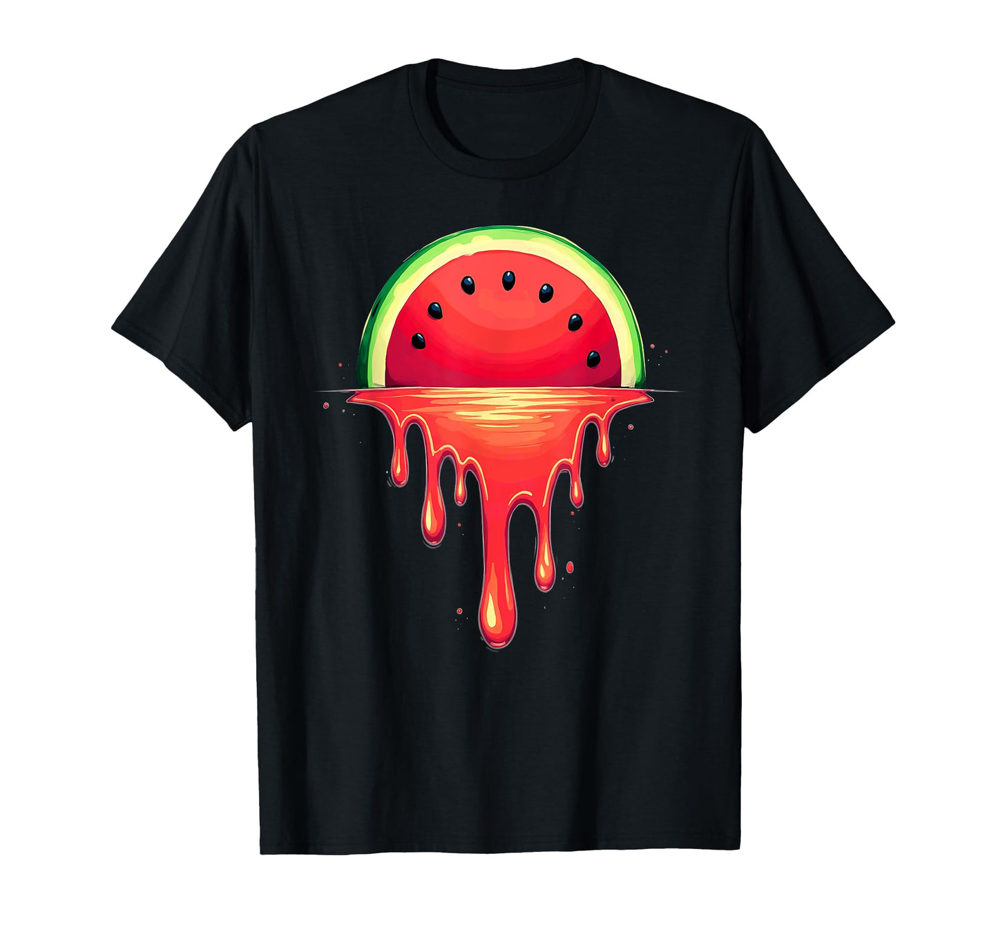 Aesthetic Vaporwave Sunset Watermelon T-Shirt - Minimalist Print Men Women - T-Shirt, Sweatshirt, Hoodie