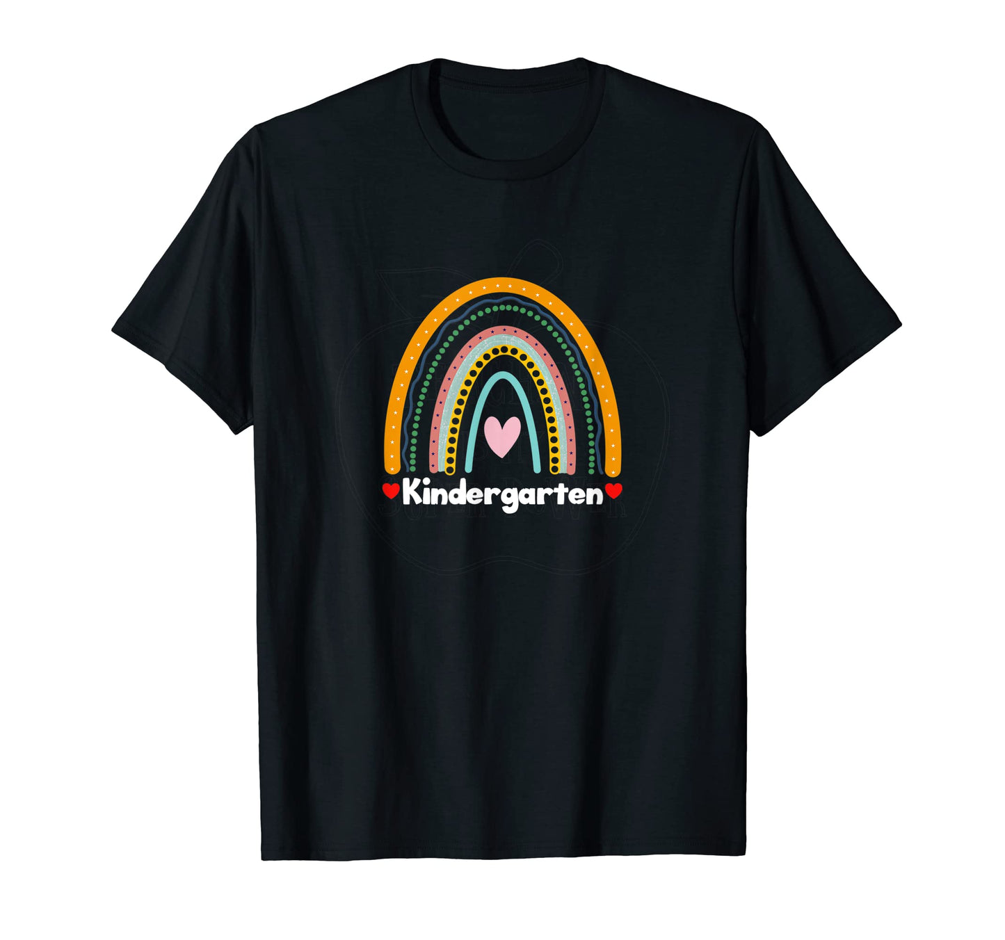 Kindergarten Rainbow Team Kinder T-Shirt - Novelty Apparel for Adults - T-Shirt, Sweatshirt, Hoodie