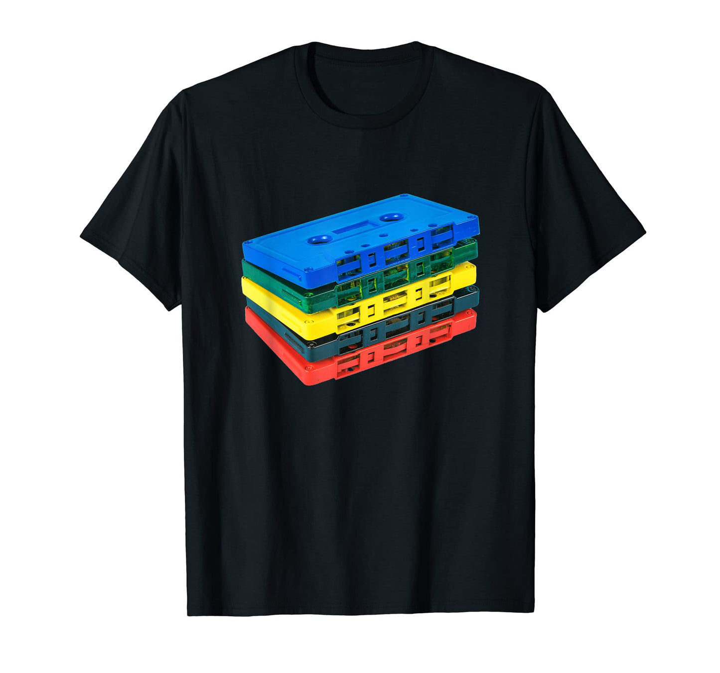 Mixtape Old School Music Colorful T-Shirt - Casual Everyday Wear Men Women - T-Shirt, Sweatshirt, Hoodie