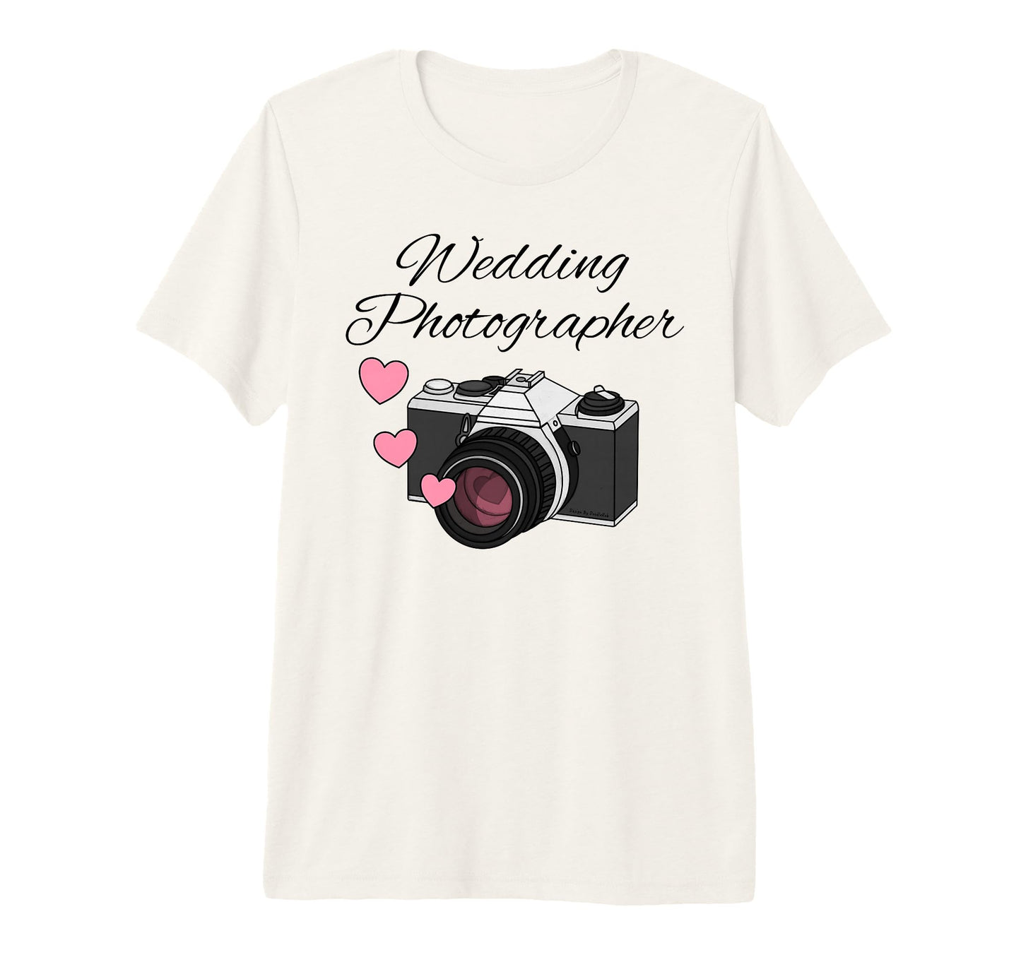 Wedding Photographer Camera T-Shirt - Minimalist Print Men Women - T-Shirt, Sweatshirt, Hoodie