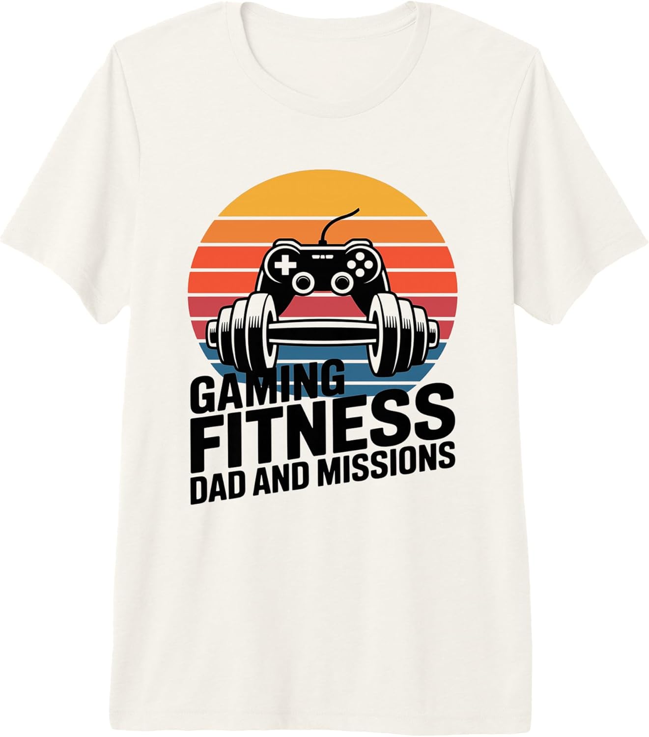Retro Gamer Fitness Workout - Adult & Kids T-Shirts, Sweatshirts & Hoodies apparel design preview 1