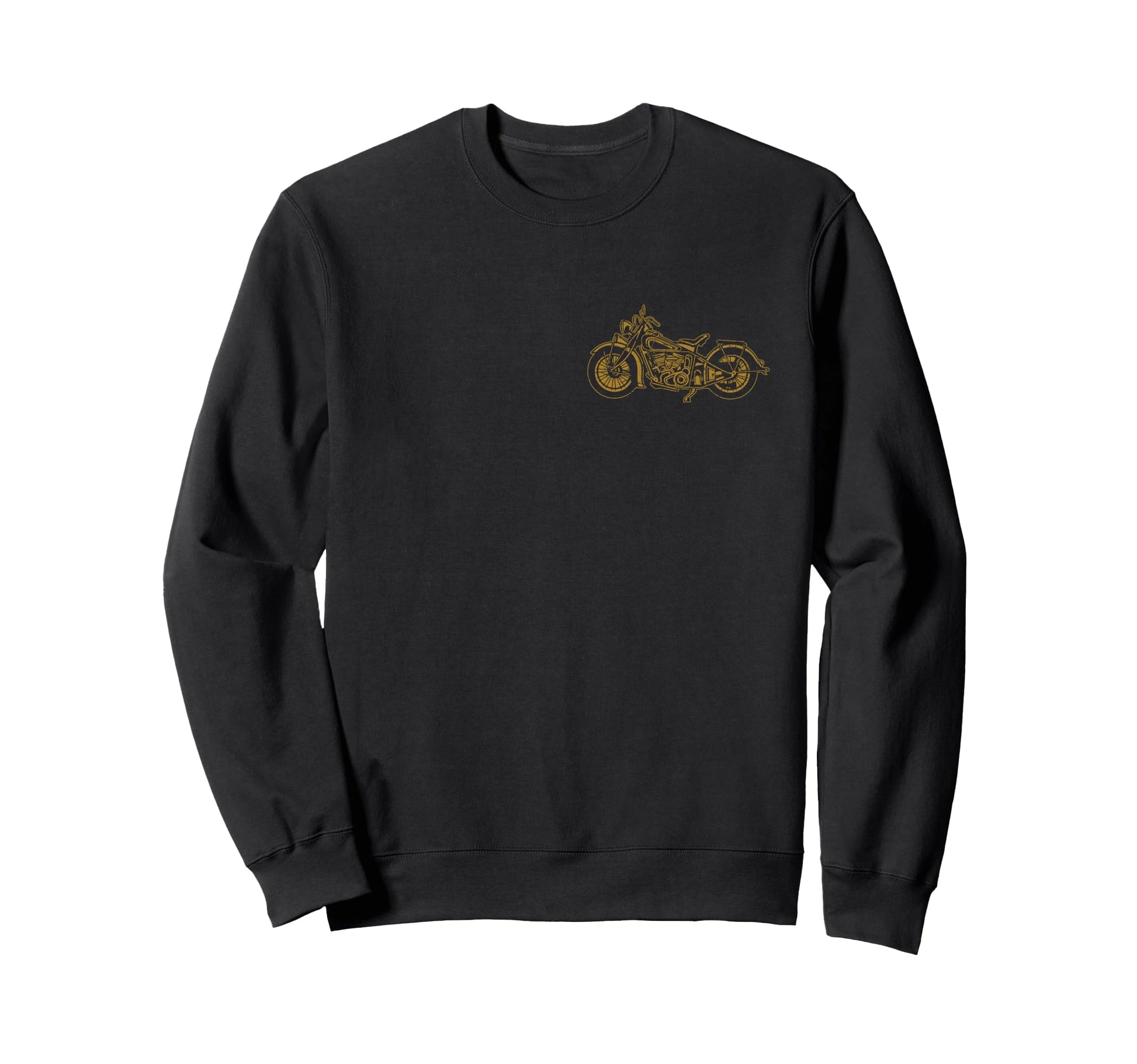 American Motorcycle Distressed Sweatshirt - Minimalist Print Unisex - T-Shirt, Sweatshirt, Hoodie
