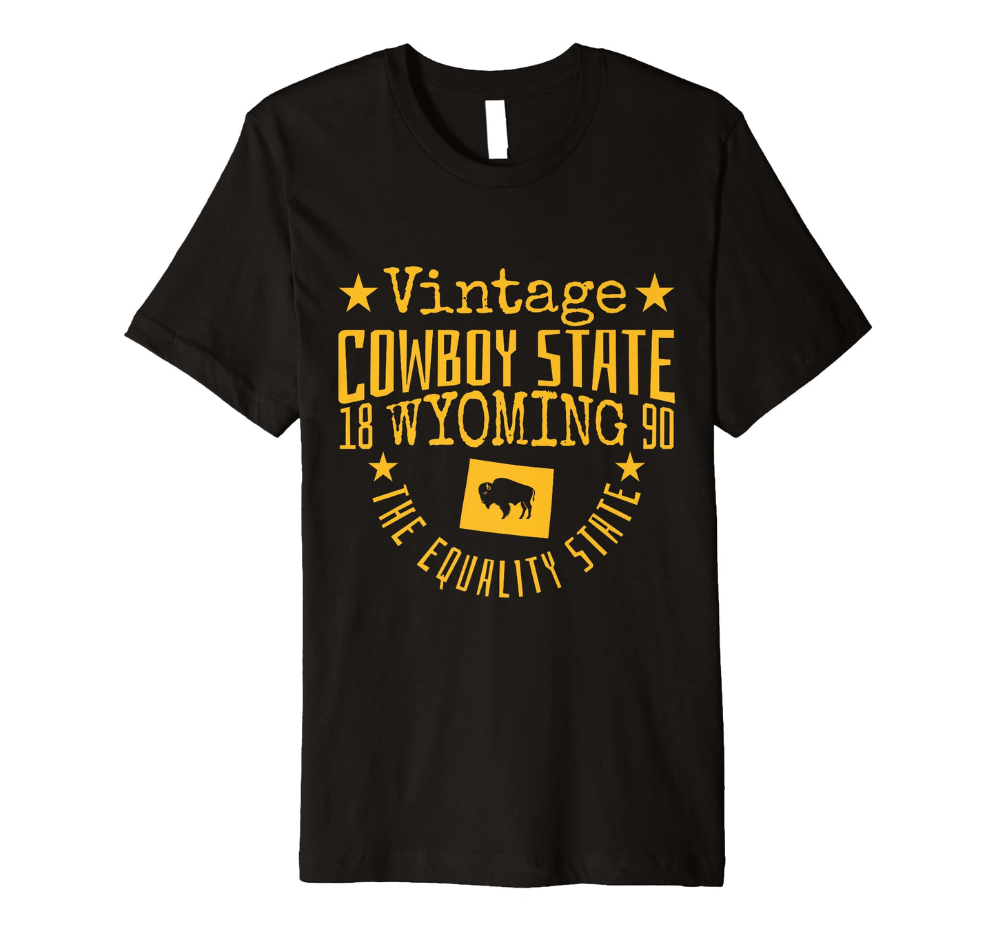 Wyoming Equality State Est 1890 T-Shirt - Custom Art Print Men Women - T-Shirt, Sweatshirt, Hoodie