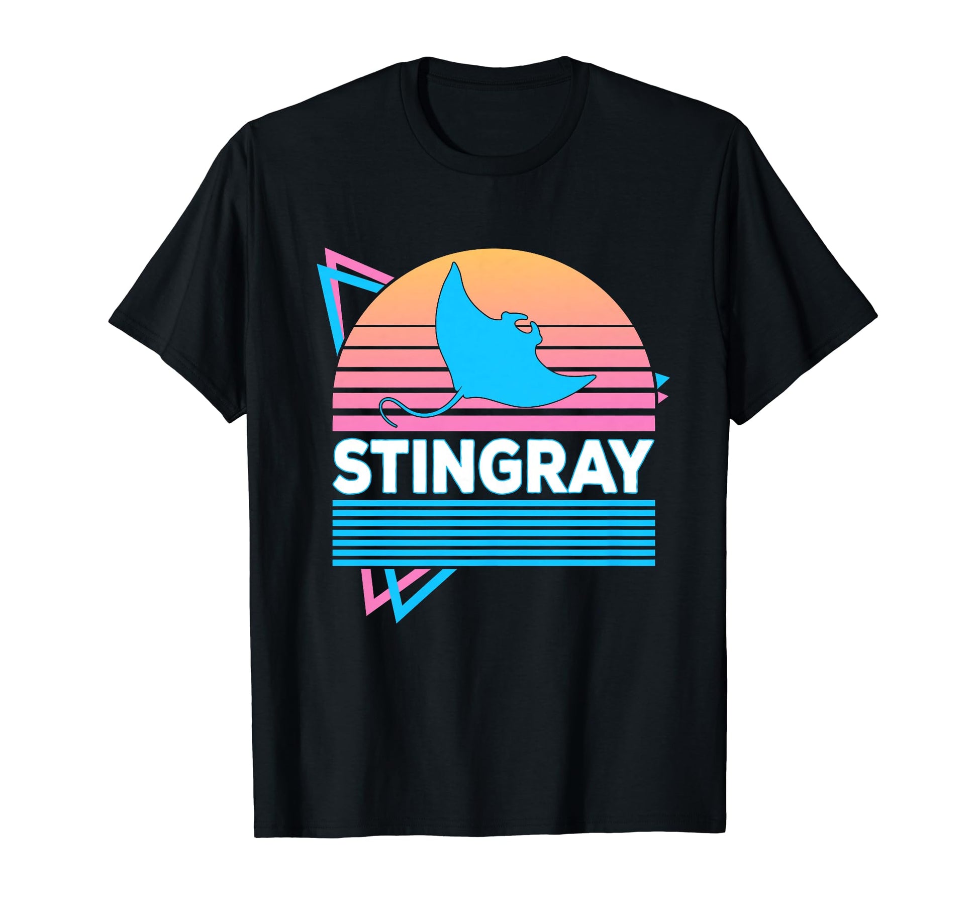 Stingray Vaporwave Aesthetic T-Shirt - Novelty Apparel Unisex - T-Shirt, Sweatshirt, Hoodie