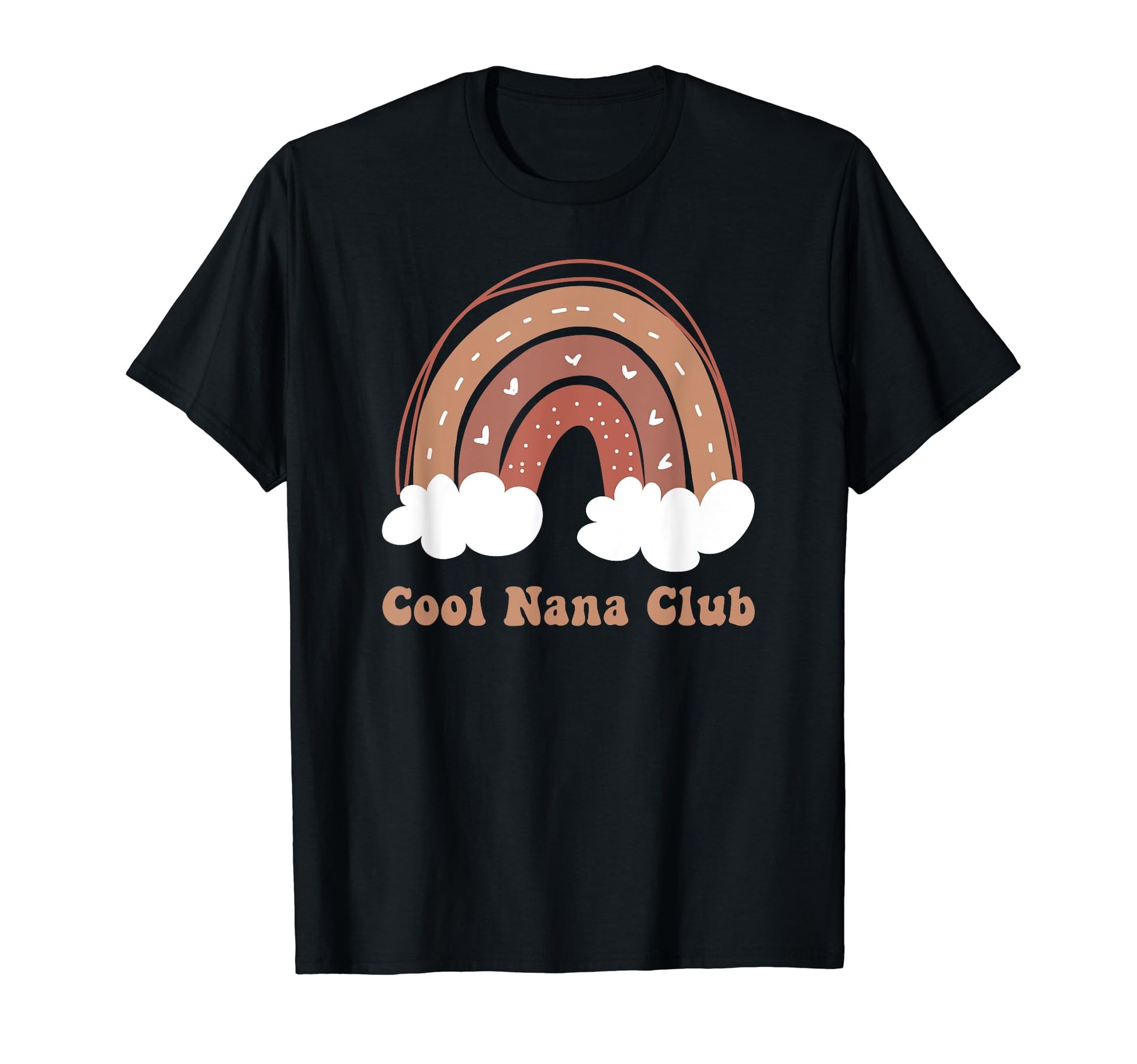 Nana Club Grandma Groovy Boho T-Shirt - Fun Novelty Design for Adults - T-Shirt, Sweatshirt, Hoodie