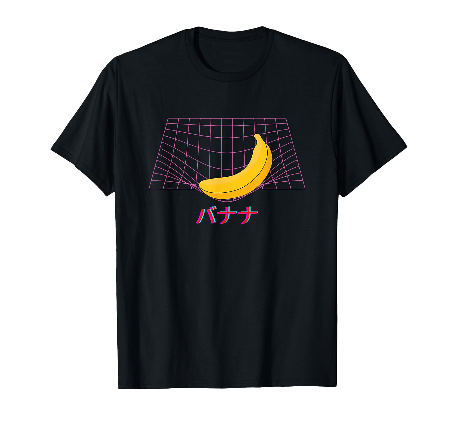 90S Japanese Vaporwave Aesthetic Banana T-Shirt - Novelty Apparel Unisex - T-Shirt, Sweatshirt, Hoodie