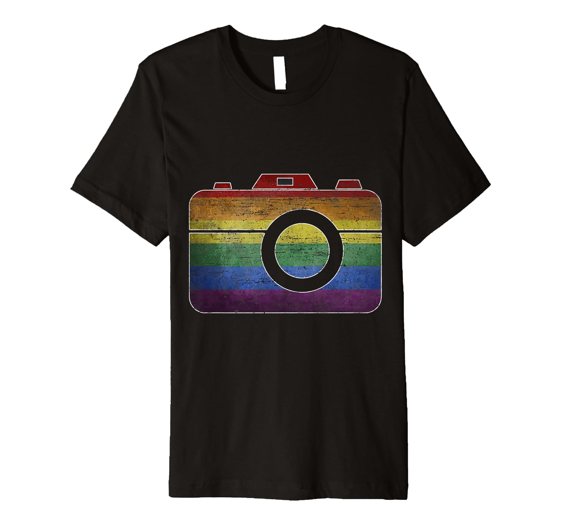 Colorful Camera Charm T-Shirt - Trendy Graphic Men Women - T-Shirt, Sweatshirt, Hoodie