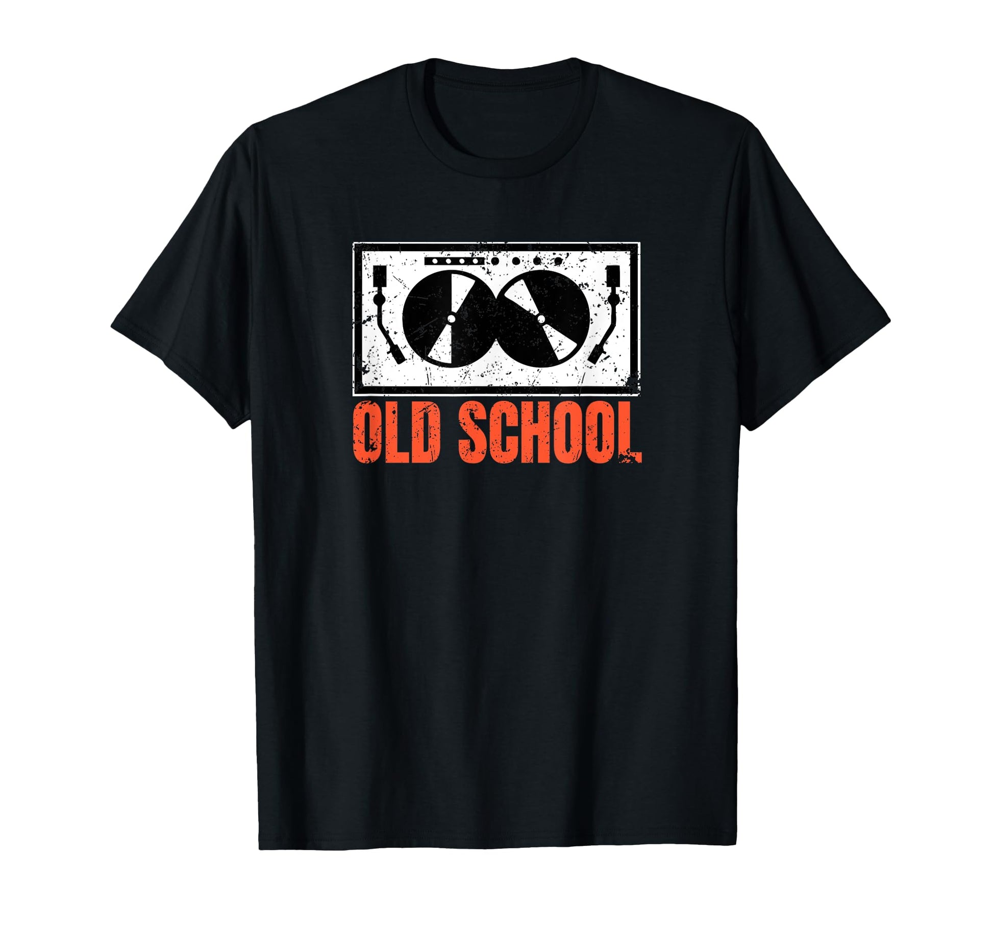 Old School Turntable Old School Hip T-Shirt - Minimalist Print for Adults - T-Shirt, Sweatshirt, Hoodie