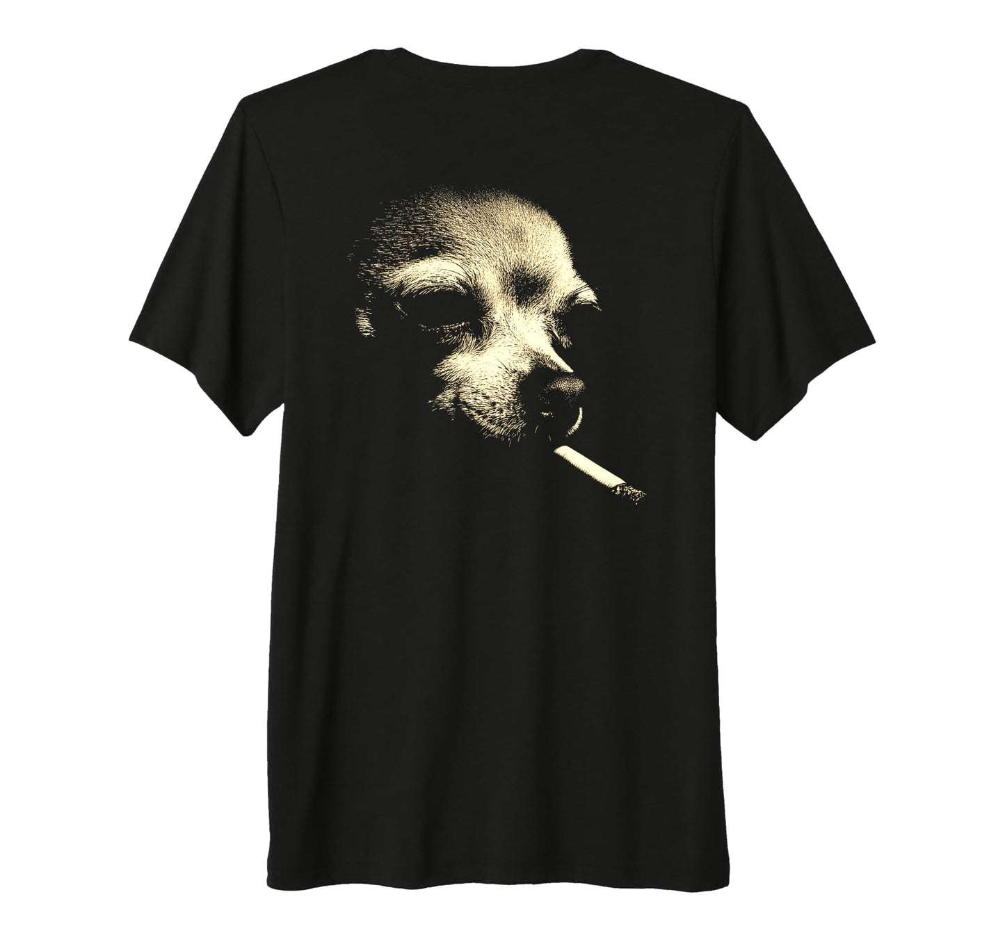 Chihuahua Smoking Cigarette Grunge Meme T-Shirt - Aesthetic Graphic Unisex - T-Shirt, Sweatshirt, Hoodie