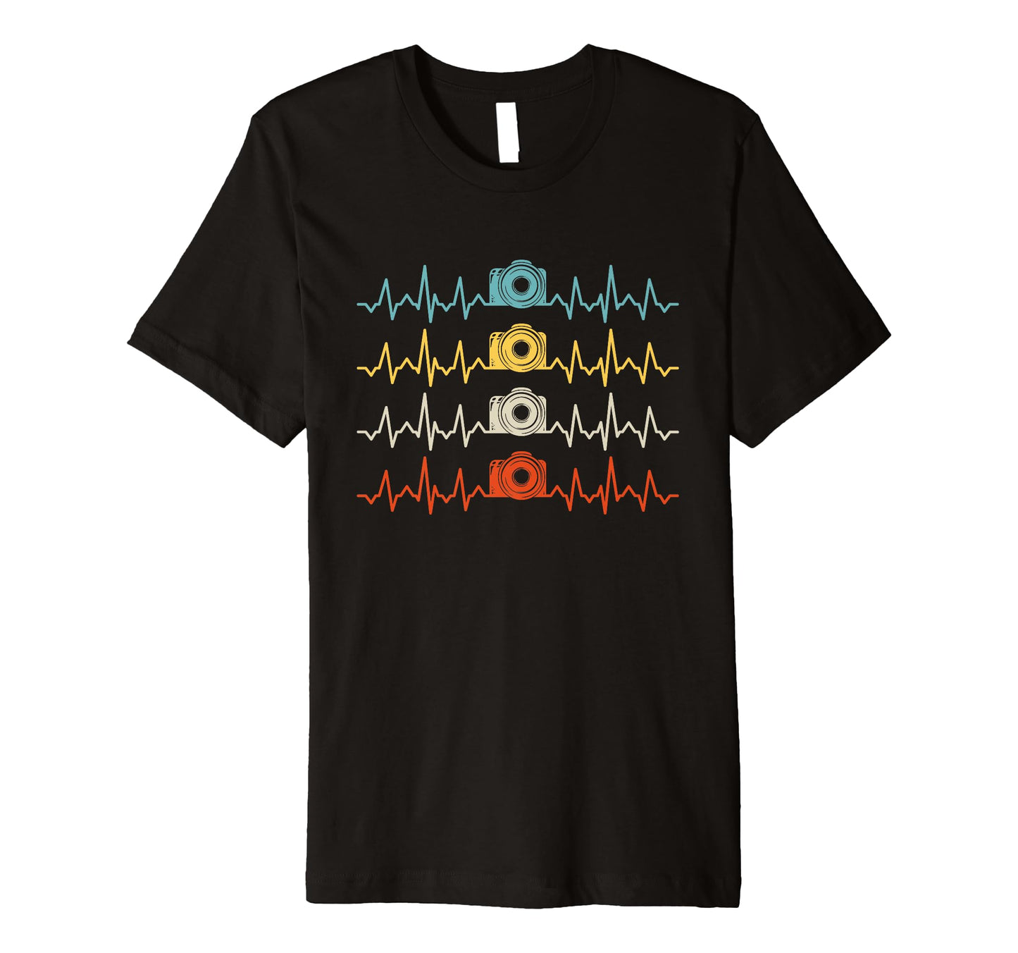 Heartbeat Photography Camera T-Shirt - Streetwear Style Men Women - T-Shirt, Sweatshirt, Hoodie