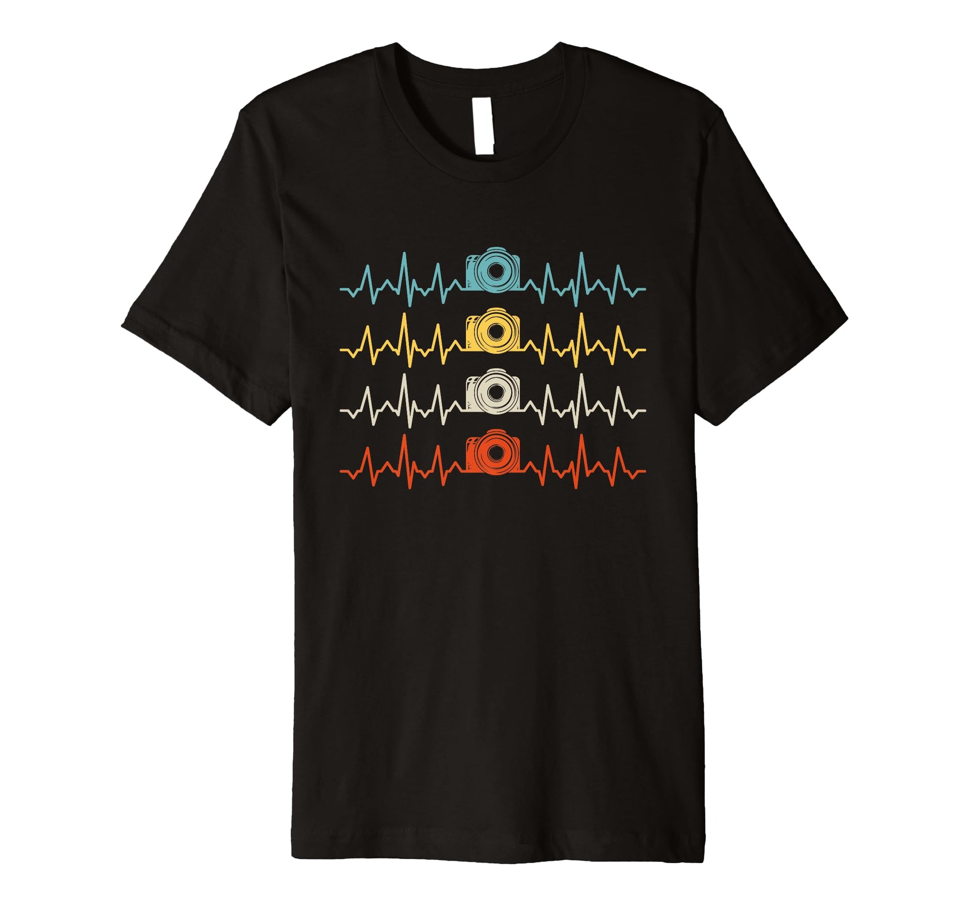Heartbeat Photography Camera T-Shirt - Streetwear Style Men Women - T-Shirt, Sweatshirt, Hoodie