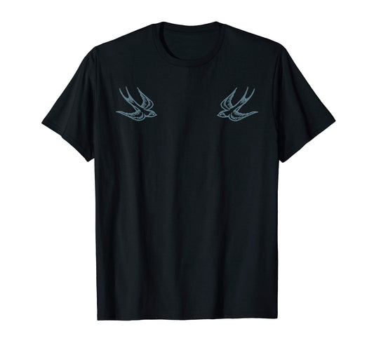 Bluebirds Happiness Flash Art T-Shirt - Custom Art Print for Adults - T-Shirt, Sweatshirt, Hoodie