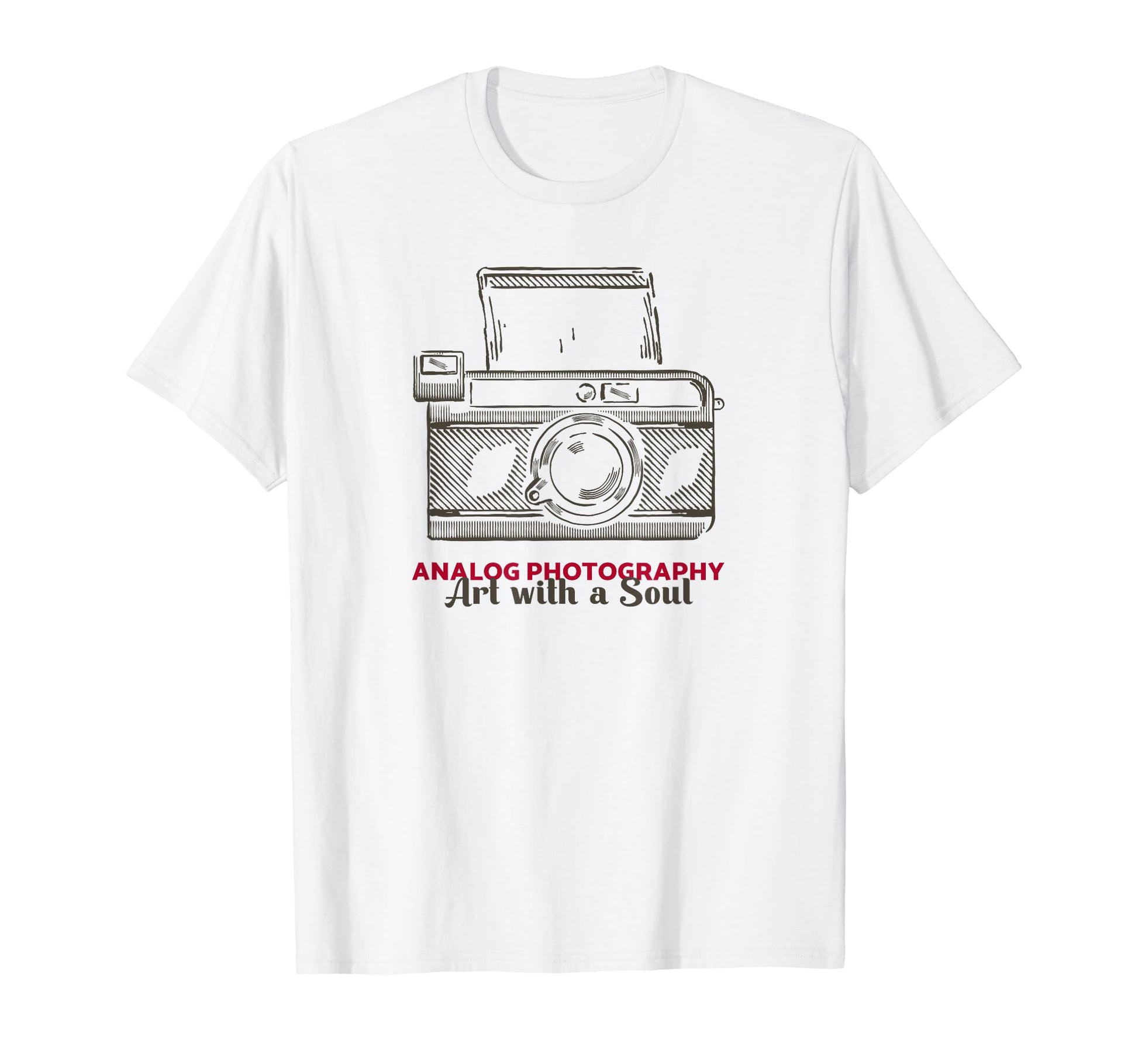 Analog Photography Art Soul Camera T-Shirt - Aesthetic Graphic Men Women - T-Shirt, Sweatshirt, Hoodie