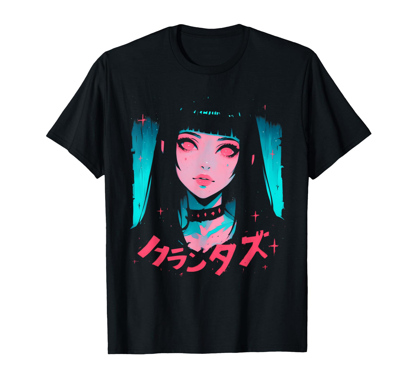 Goth Grunge Demon Anime Waifu Horror T-Shirt - Trendy Graphic Men Women - T-Shirt, Sweatshirt, Hoodie