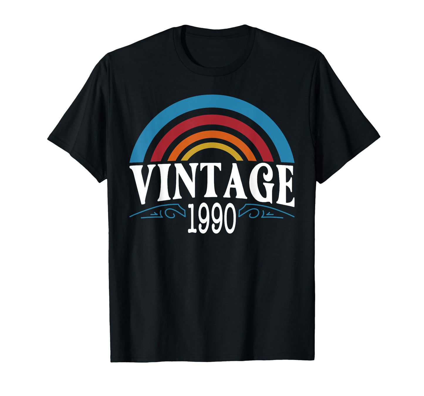 Rainbow 1990 36Th Birthday 36 T-Shirt - Casual Everyday Wear for Adults - T-Shirt, Sweatshirt, Hoodie