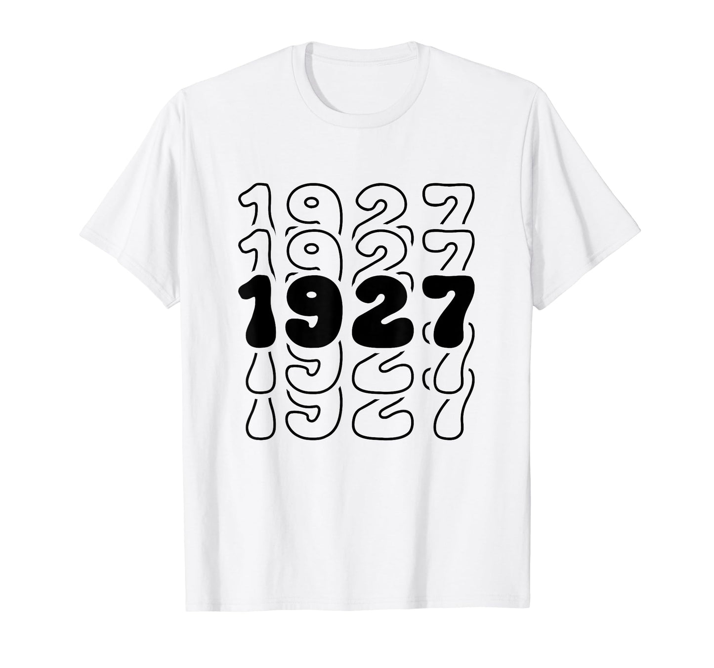 97 Year Old Groovy 97Th Birthday Boho T-Shirt - Trendy Graphic for Adults - T-Shirt, Sweatshirt, Hoodie