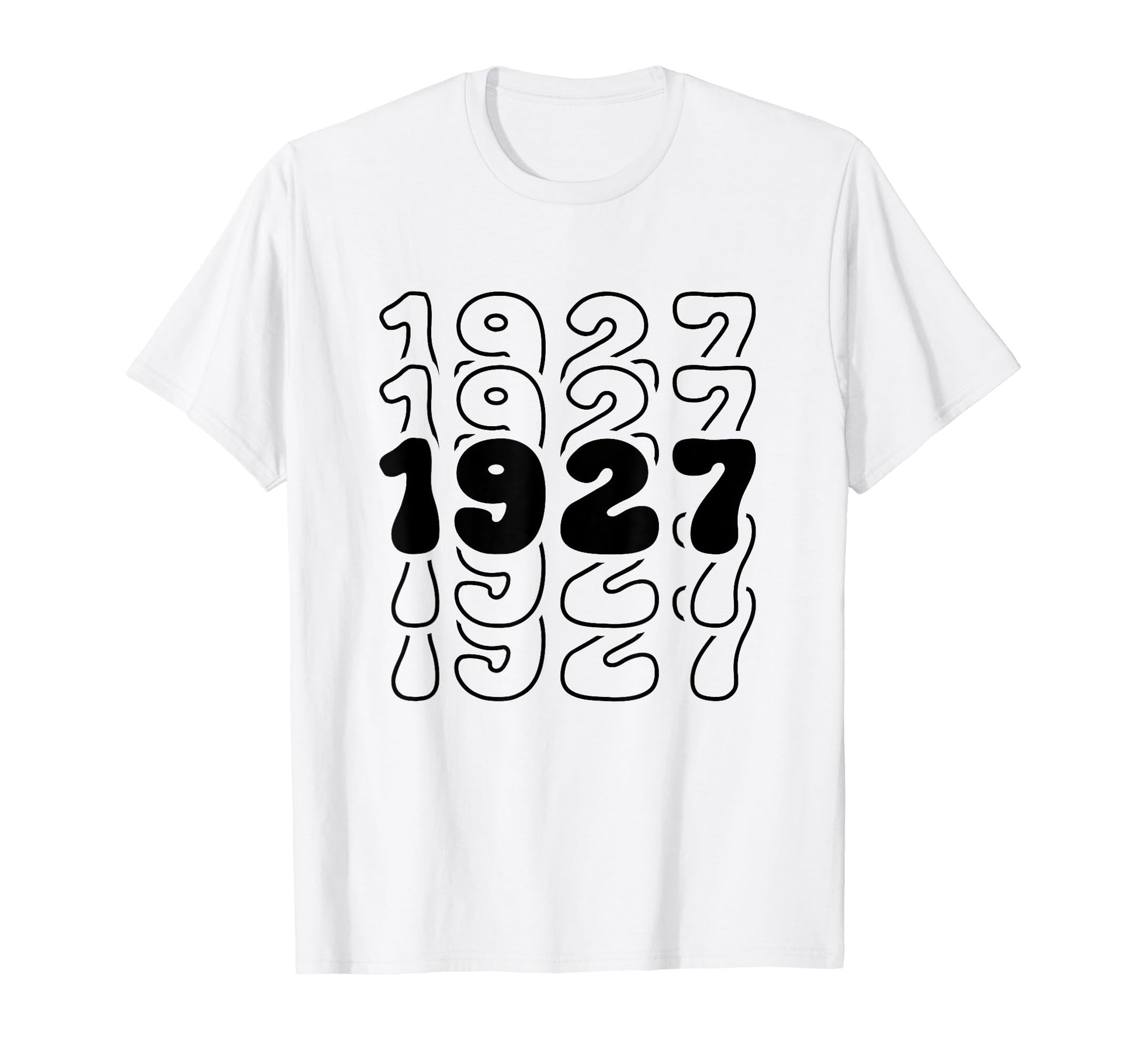 97 Year Old Groovy 97Th Birthday Boho T-Shirt - Trendy Graphic for Adults - T-Shirt, Sweatshirt, Hoodie