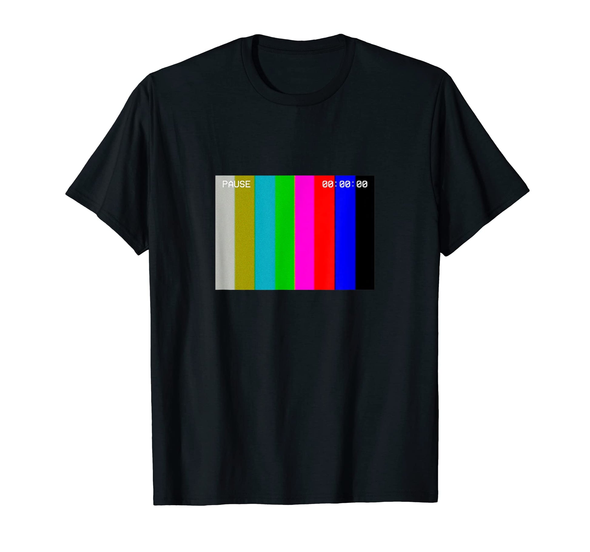Vhs Screen From 80S 90S Rainbow T-Shirt - Trendy Graphic Men Women - T-Shirt, Sweatshirt, Hoodie