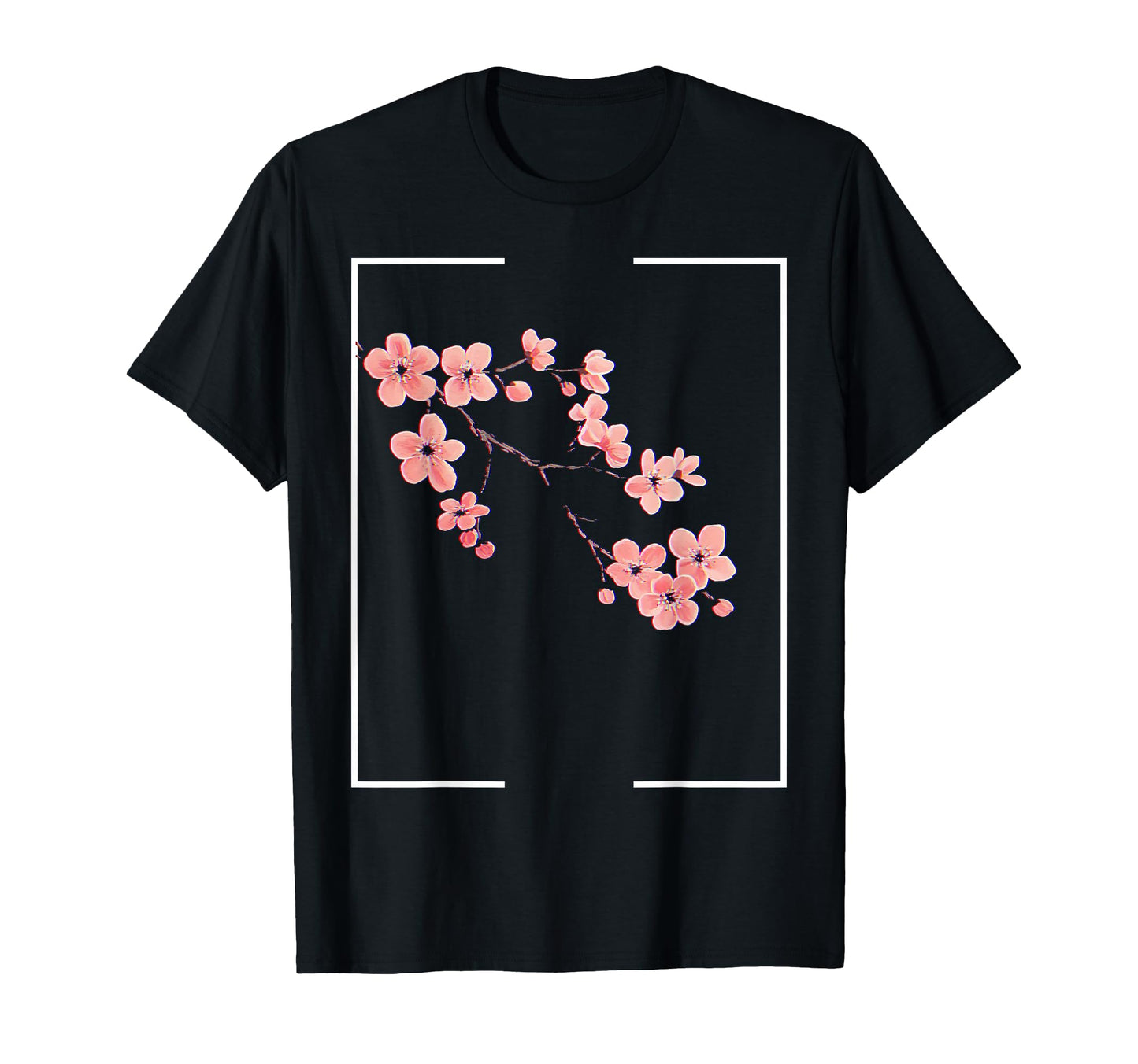 Cherry Blossom Japanese Aesthetic T-Shirt - Unique Graphic Men Women - T-Shirt, Sweatshirt, Hoodie