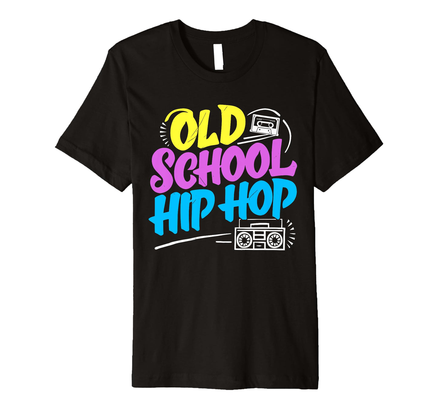 Old School Hip Hop 80S 90S Graffiti T-Shirt - Unique Graphic Men Women - T-Shirt, Sweatshirt, Hoodie