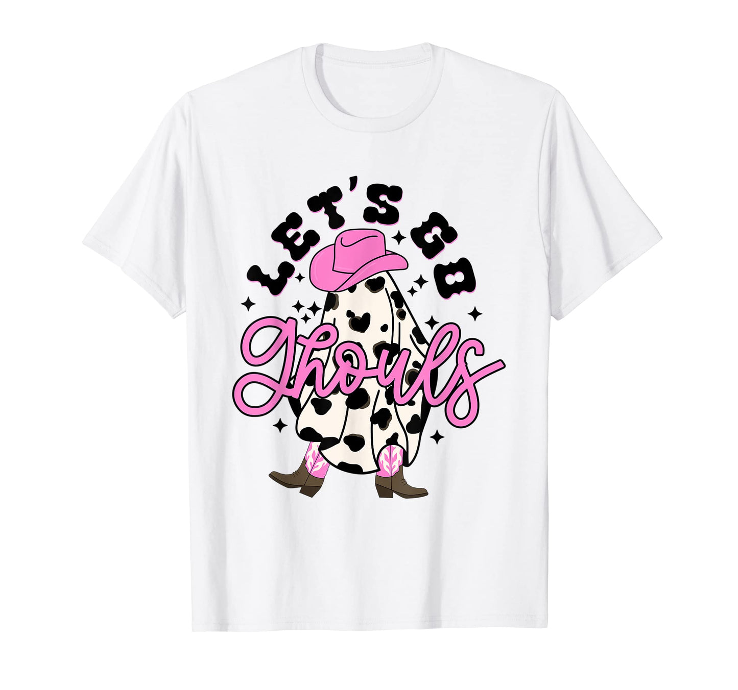 Lets Go Ghouls Cowgirl Western Spooky T-Shirt - Unique Graphic for Adults - T-Shirt, Sweatshirt, Hoodie