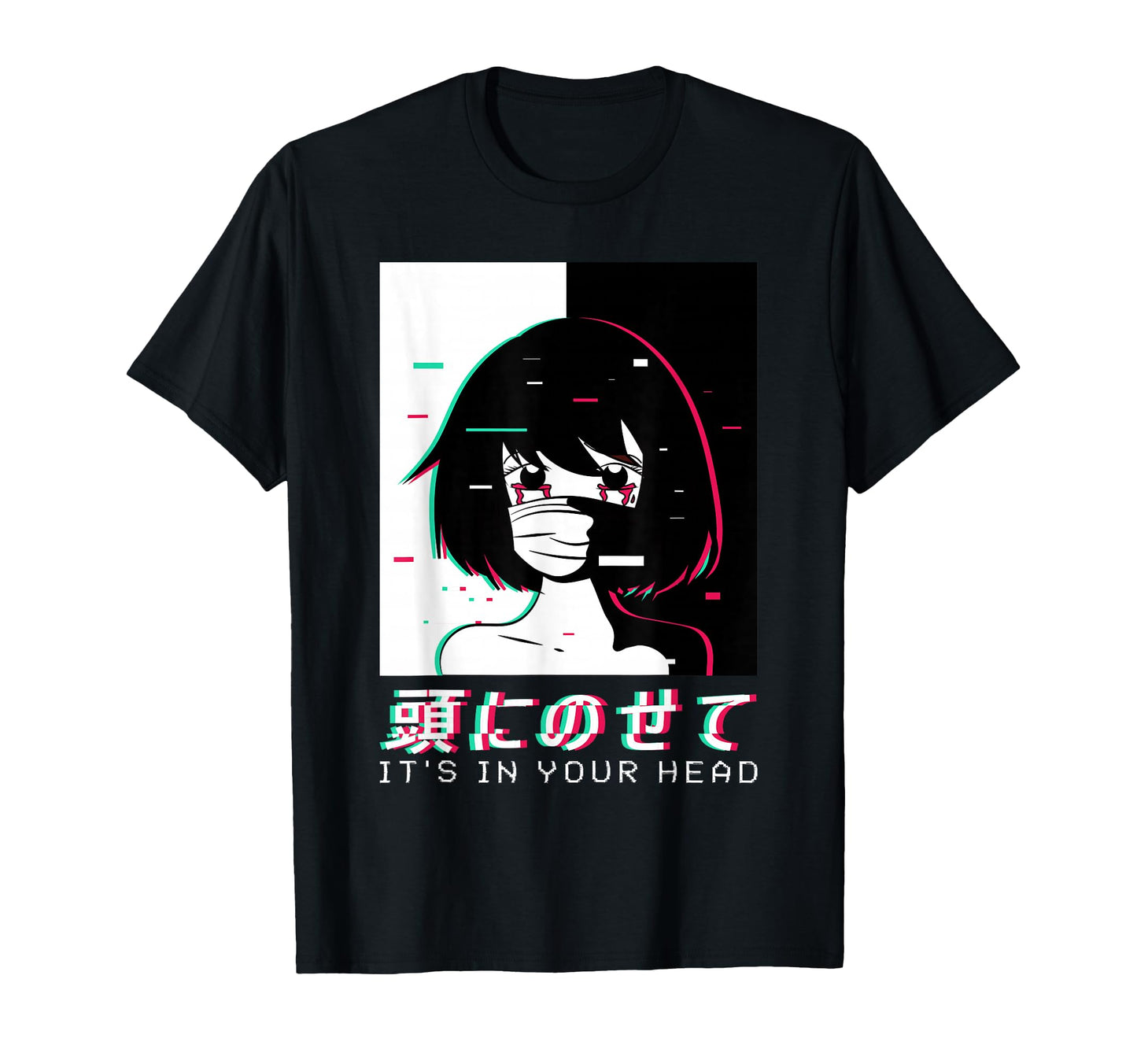 Japanese Aesthetic Vaporwave Waifu Anime T-Shirt - Unique Graphic Men Women - T-Shirt, Sweatshirt, Hoodie