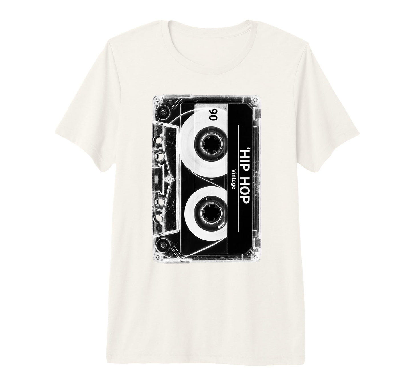 Hip Hop Cassette Tape Throwback Tri Blend T-Shirt - Graphic Print Men Women - T-Shirt, Sweatshirt, Hoodie