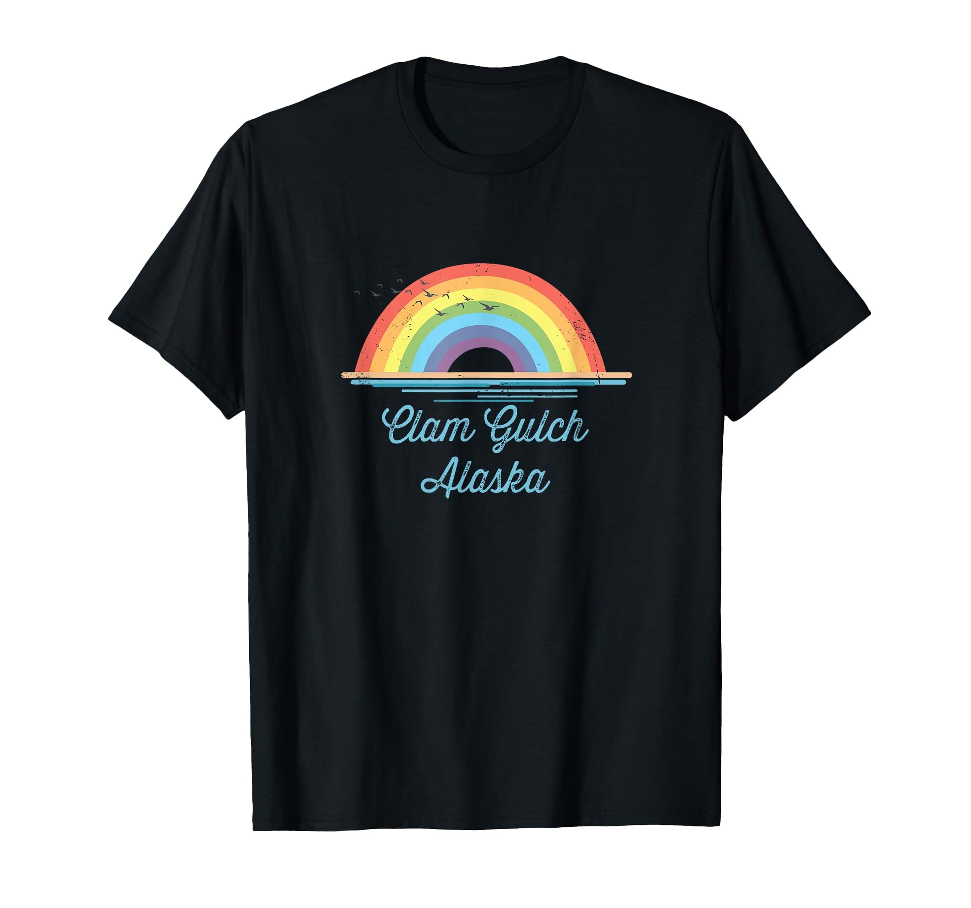 Clam Gulch Alaska Souvenir T-Shirt - Unique Graphic for Adults - T-Shirt, Sweatshirt, Hoodie