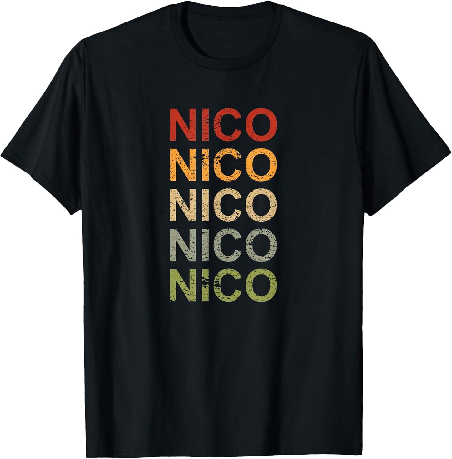 CQ First Name Nico Design for Men and Women - Adult & Kids T-Shirts, Sweatshirts & Hoodies apparel design preview 1