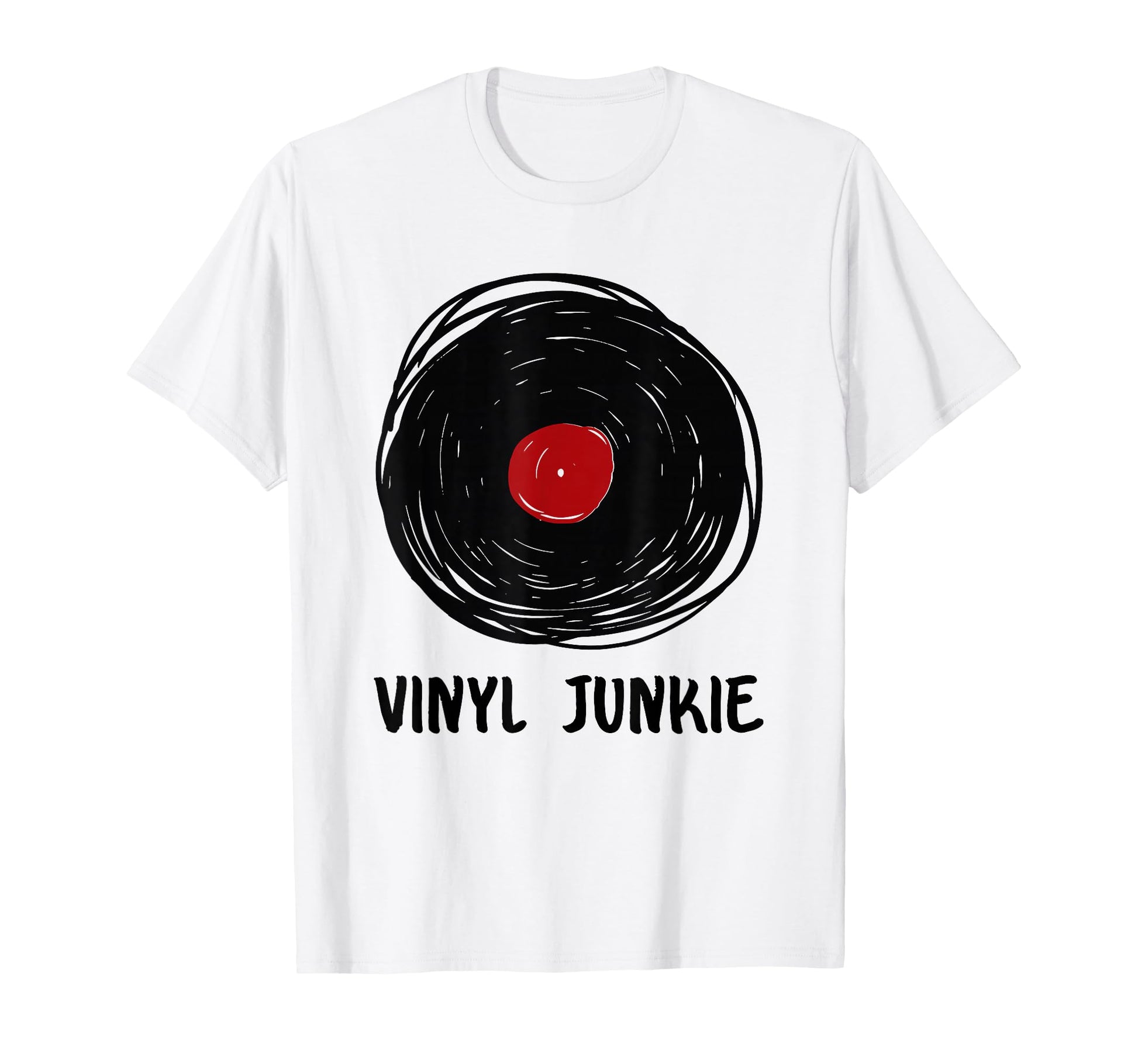 Vinyl Junkie Records Collector Lp T-Shirt - Graphic Print Men Women - T-Shirt, Sweatshirt, Hoodie