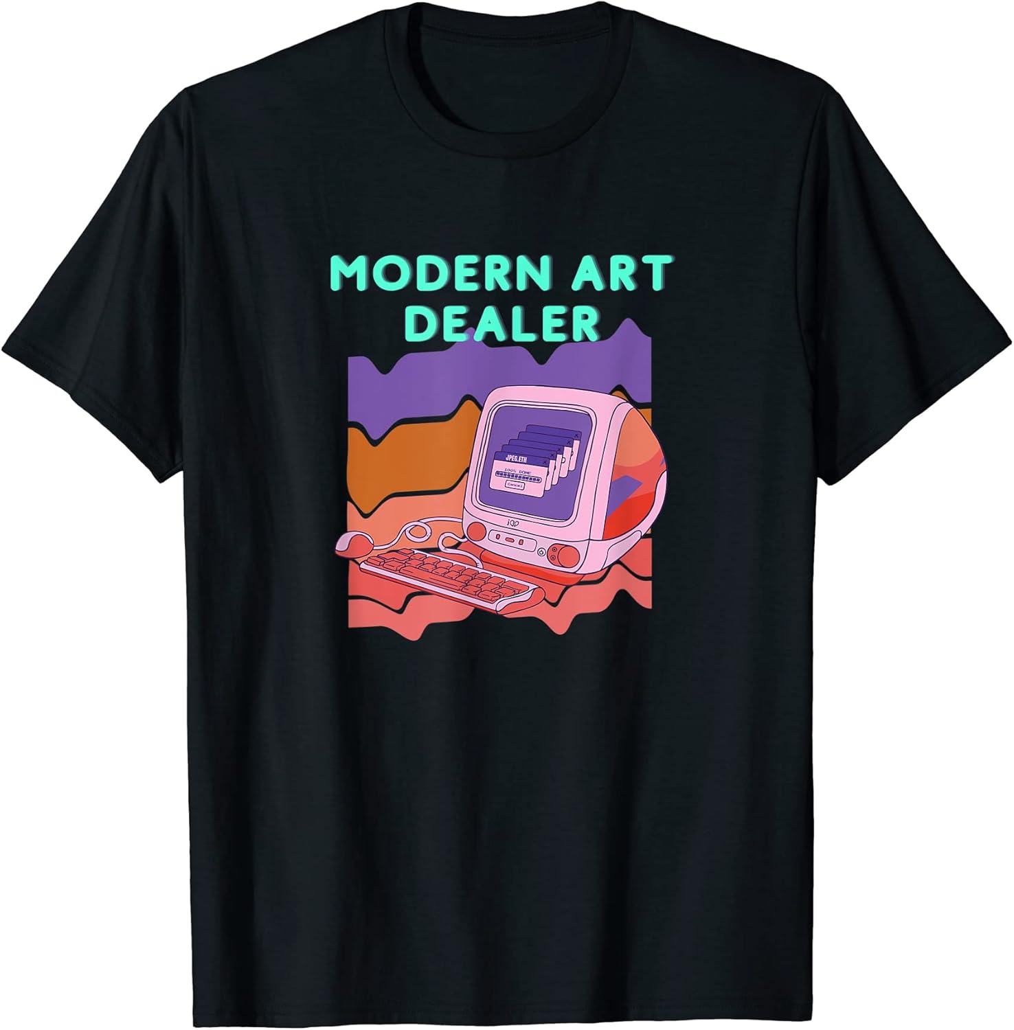 NFT Modern Art Dealer Merch - Adult & Kids T-Shirts, Sweatshirts & Hoodies apparel design preview 1